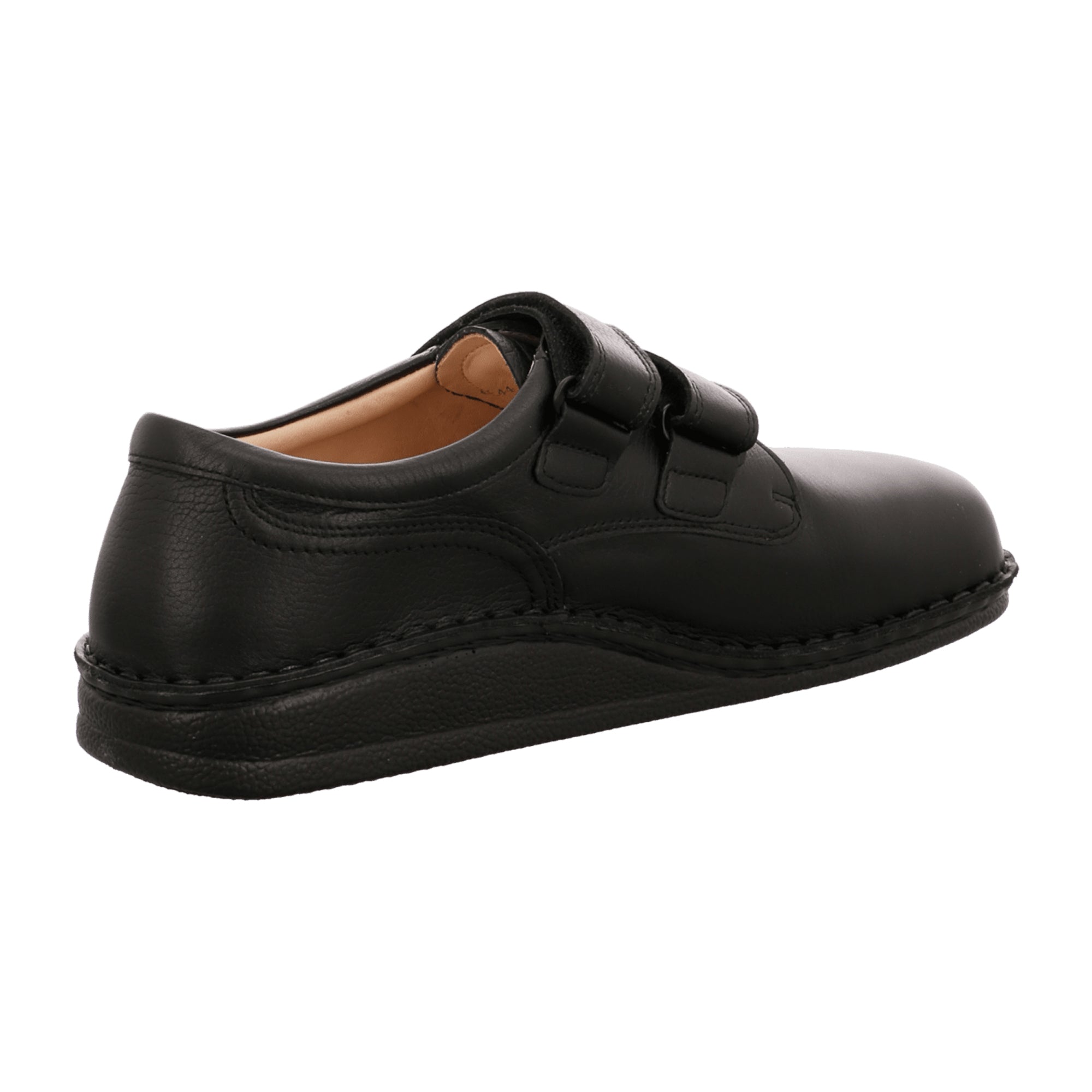 Finn Comfort Men's Comfortable Black Slip-On Shoes | Stylish & Durable Footwear for Young Adults