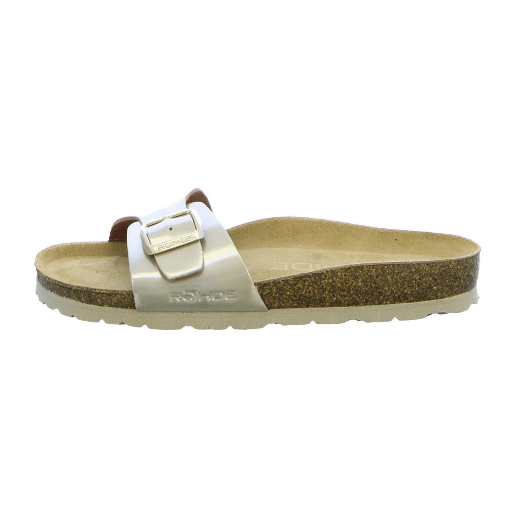 Rohde Gold Classic Women's Slip-On Sandals Synthetic Upper Leather Lining