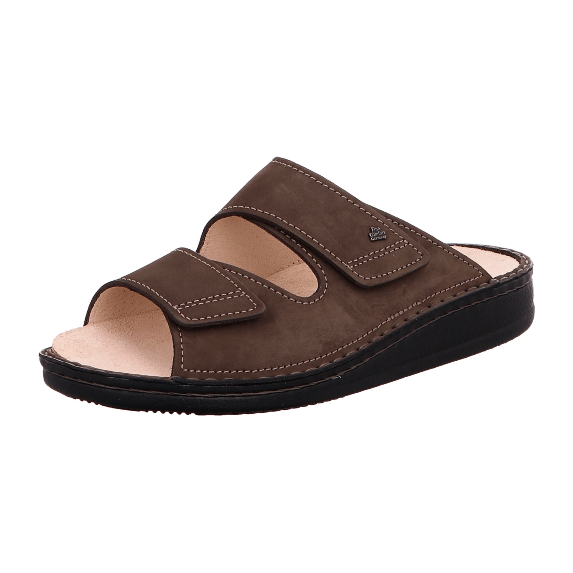 Finn Comfort Men's Comfortable Leather Shoes - Durable Brown Footwear