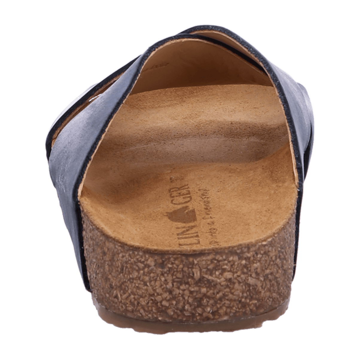 Haflinger Bio Mio Women's Leather Sandals Blue - Cork Footbed