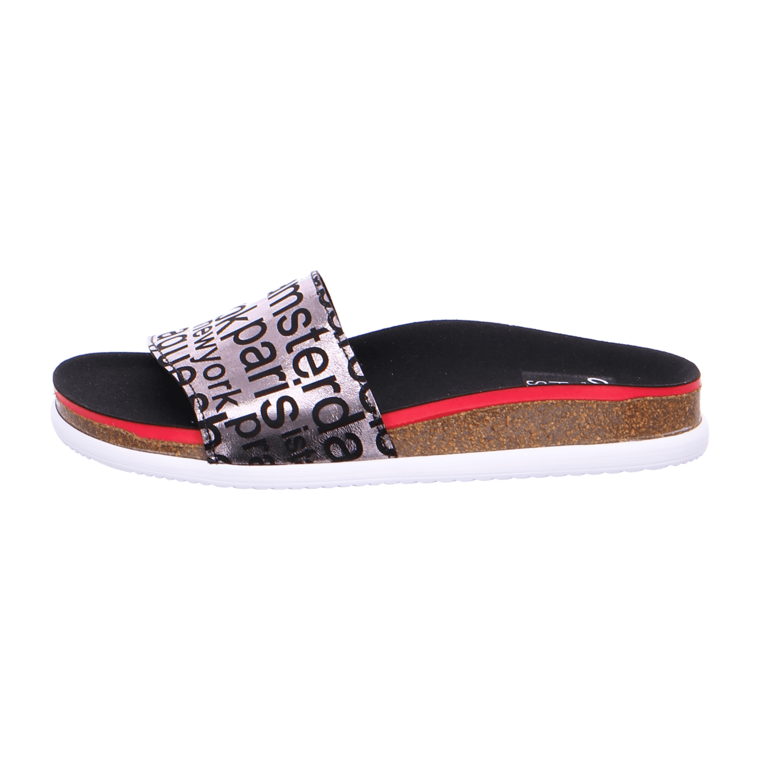 ARA SYLT Women's Slip-On Moccasins Smooth Leather Black Open Toe Unlined