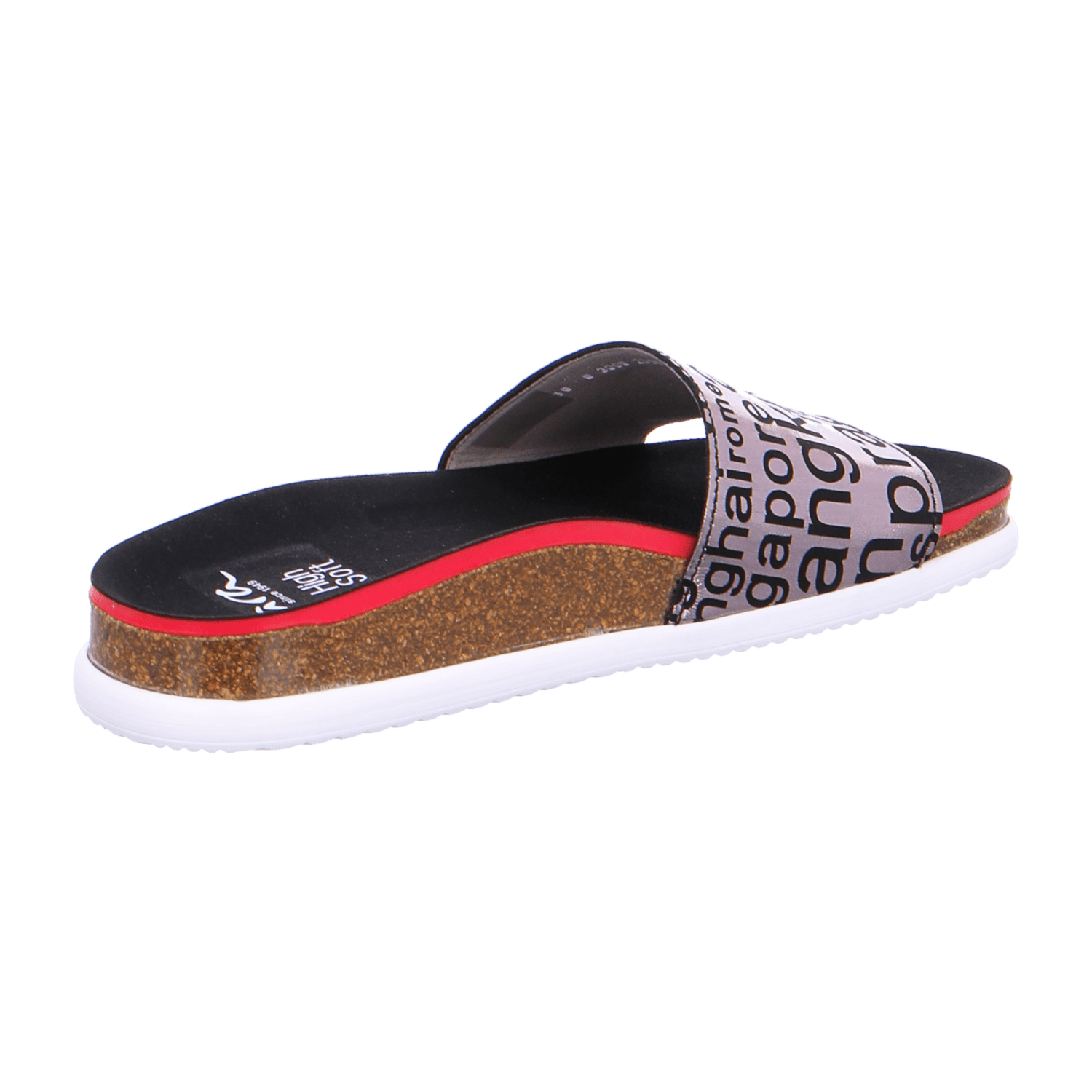 ARA SYLT Women's Slip-On Moccasins Smooth Leather Black Open Toe Unlined