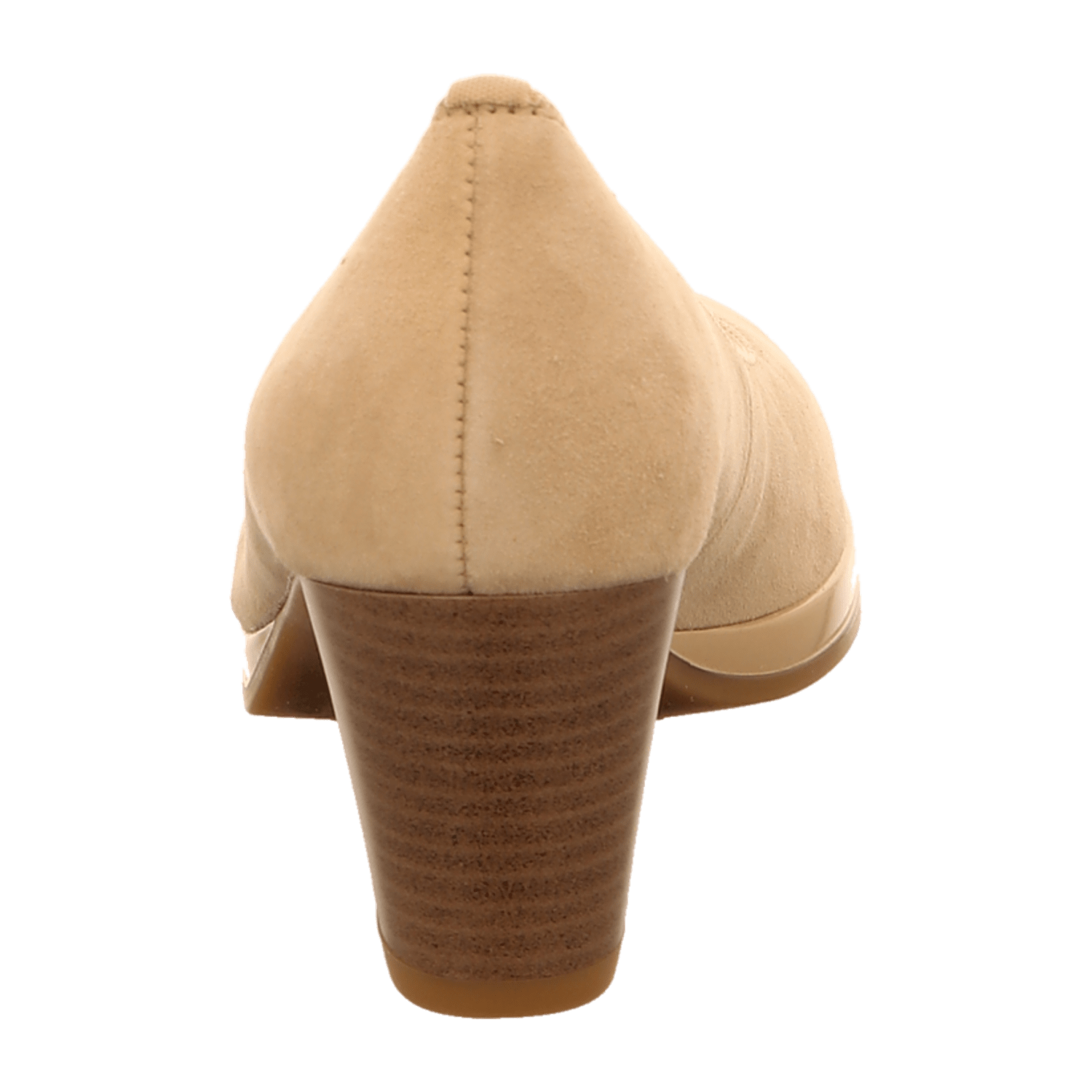 ARA ORLY Women's Pumps Nubuck Leather Beige Slip-On with Round Toe