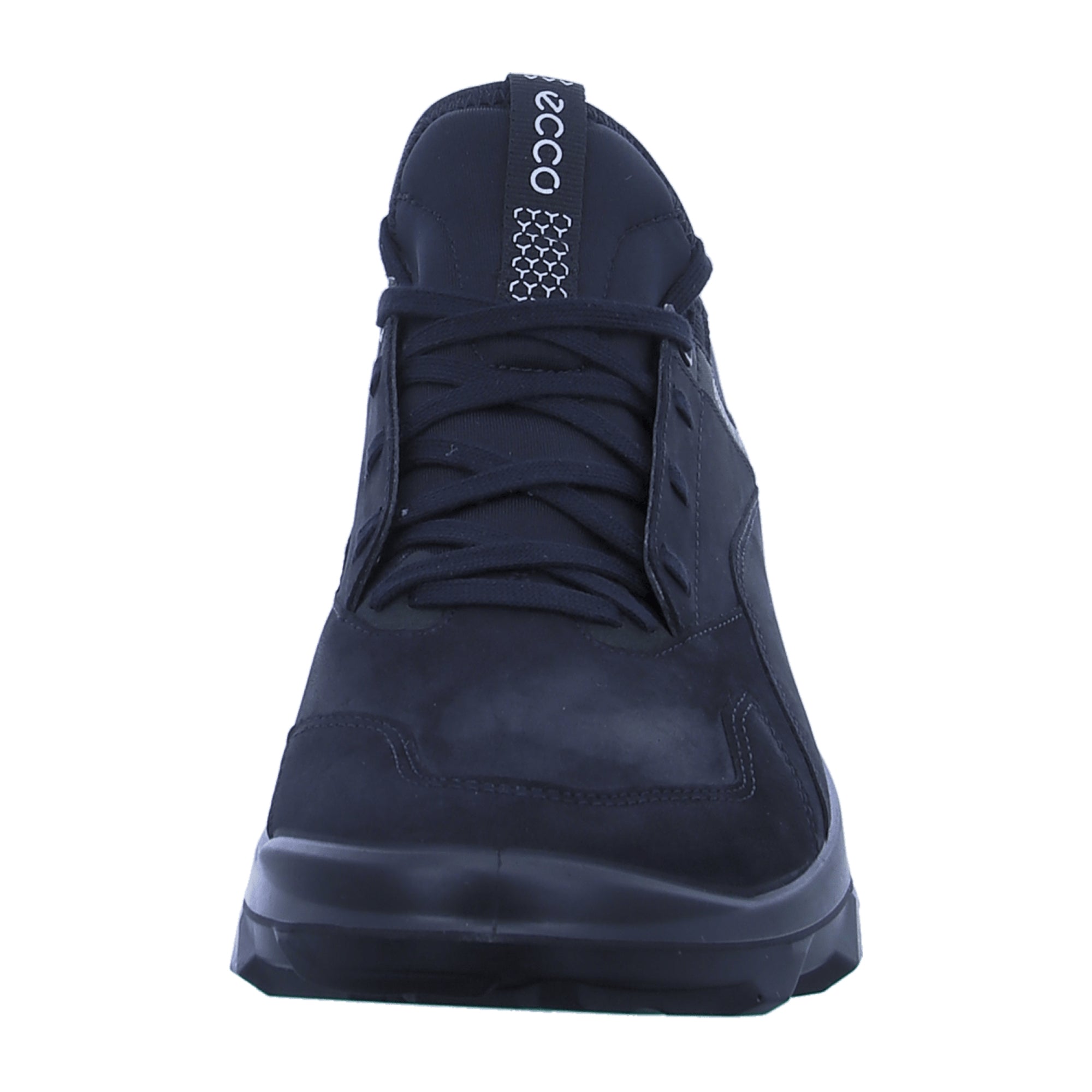 ECCO MX M Men's Black Nubuck Leather Lace-up Casual Shoes