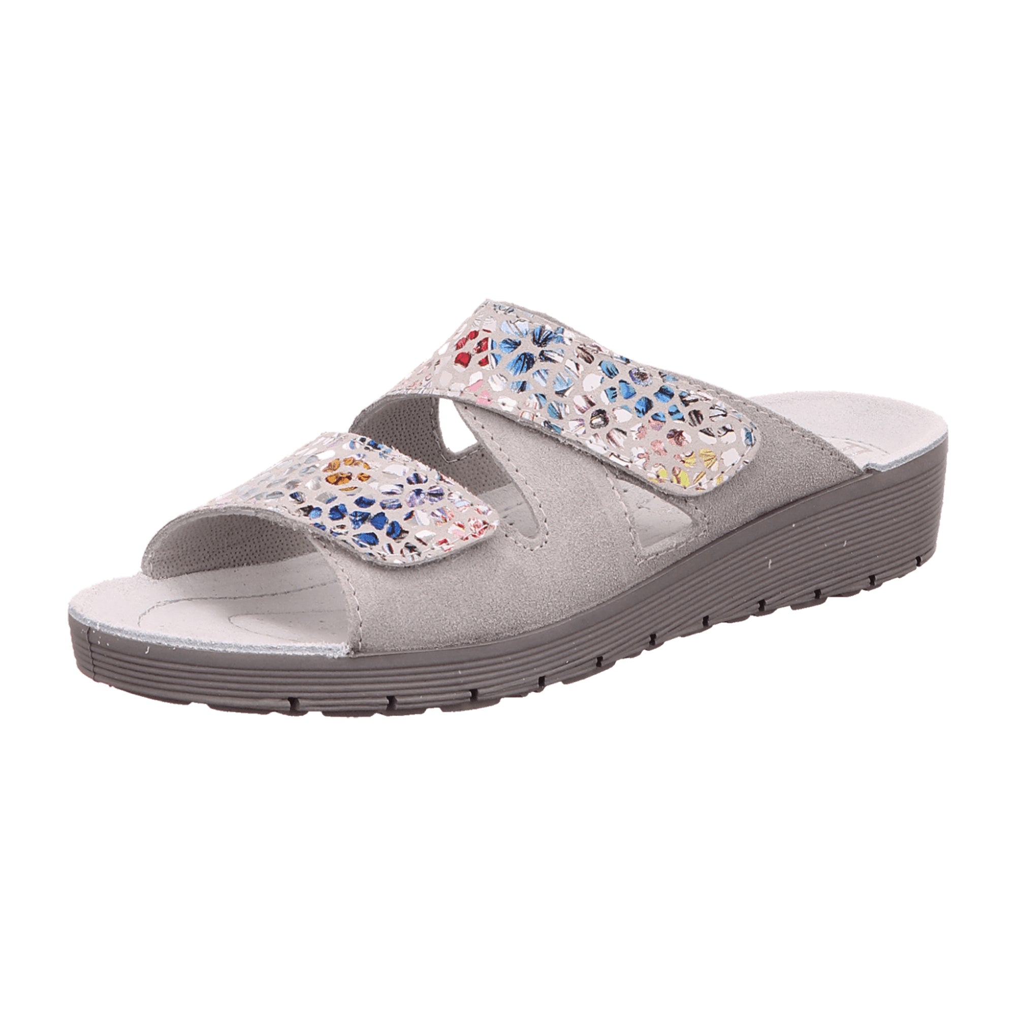 Rohde Roma Women's Gray Slip-On Shoes Textile Upper Spring Summer Casual