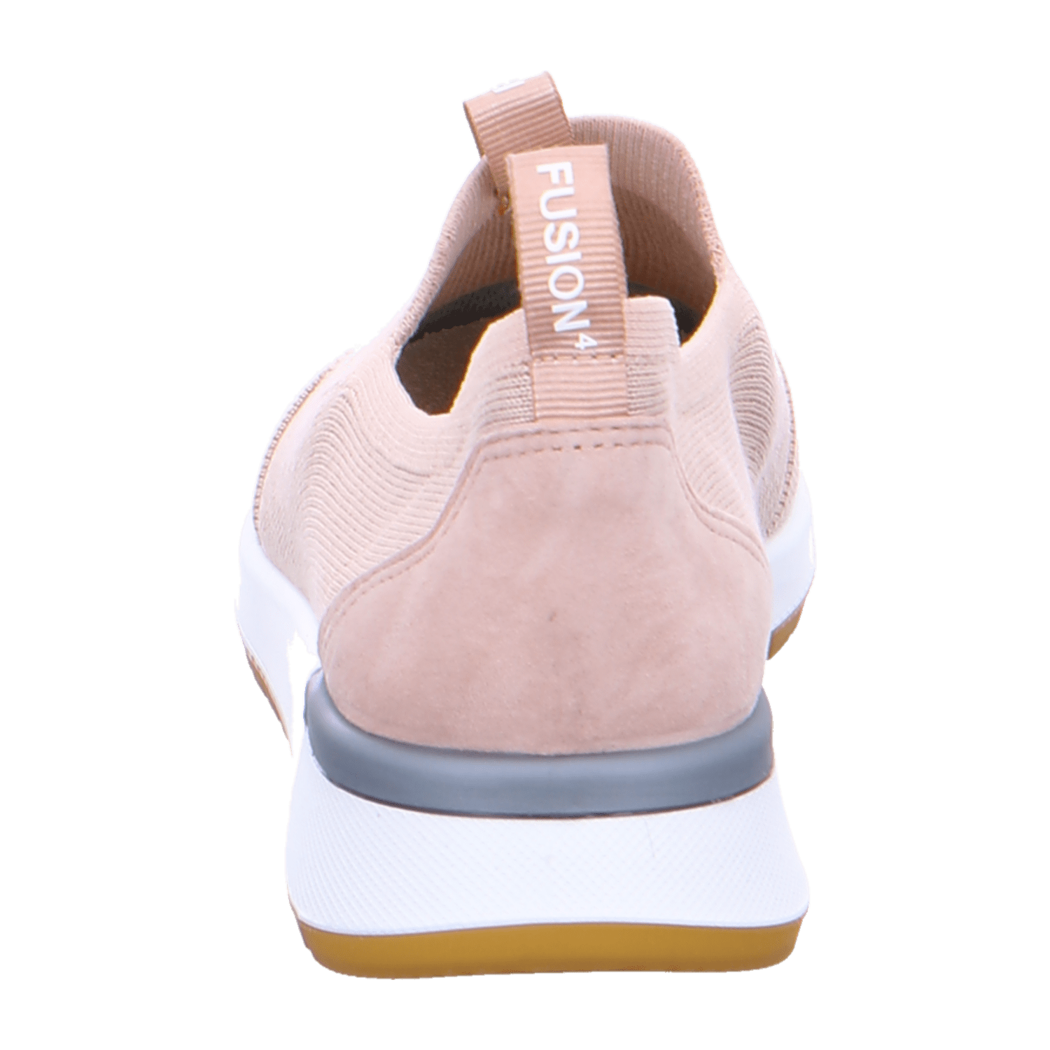 ARA VENICE Women's Suede Sneakers in Beige with Lace-Up Closure and Round Toe