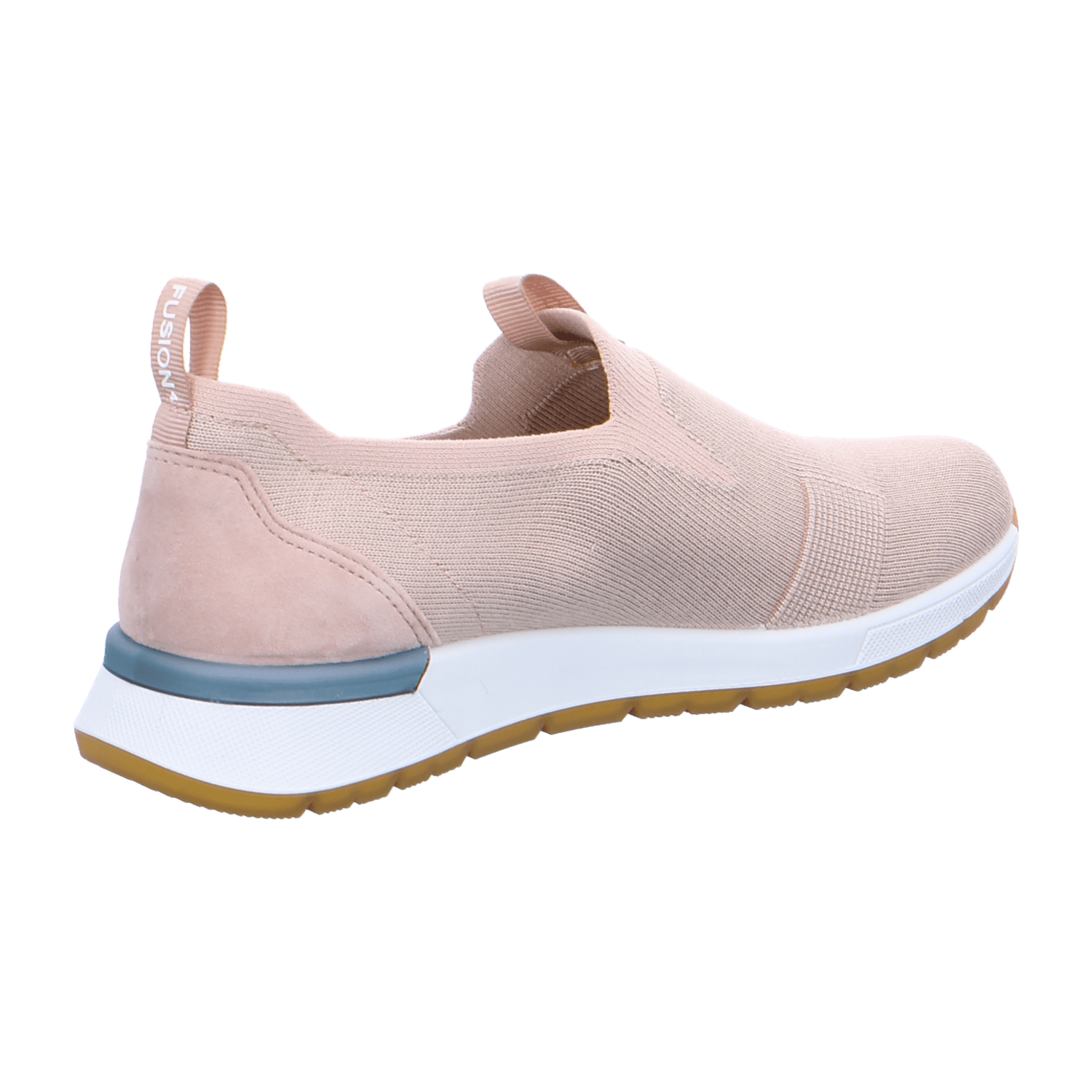 ARA VENICE Women's Suede Sneakers in Beige with Lace-Up Closure and Round Toe