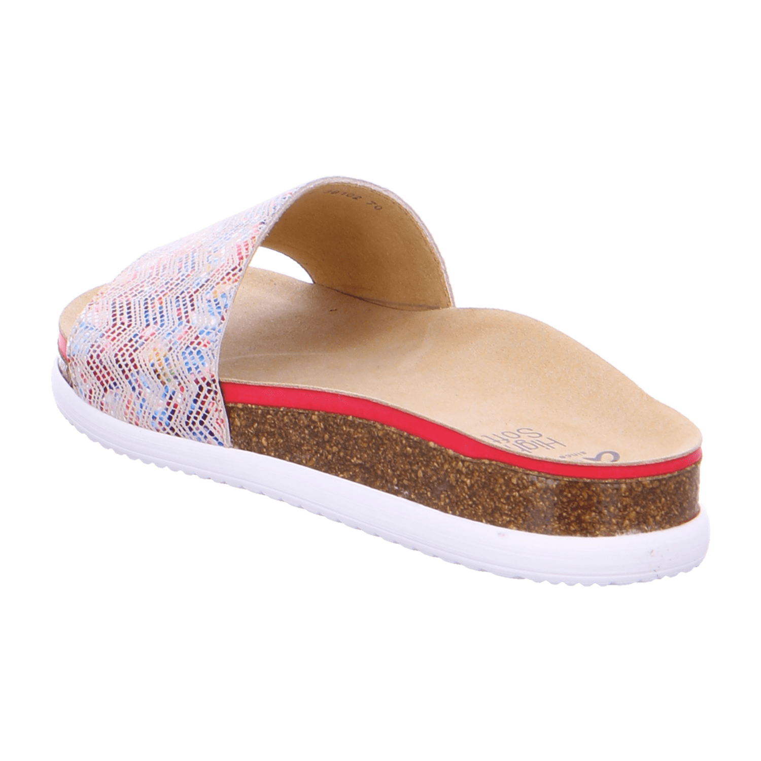 ARA SYLT Women's Leather Slip-On Mules with Open Toe and Textile Lining