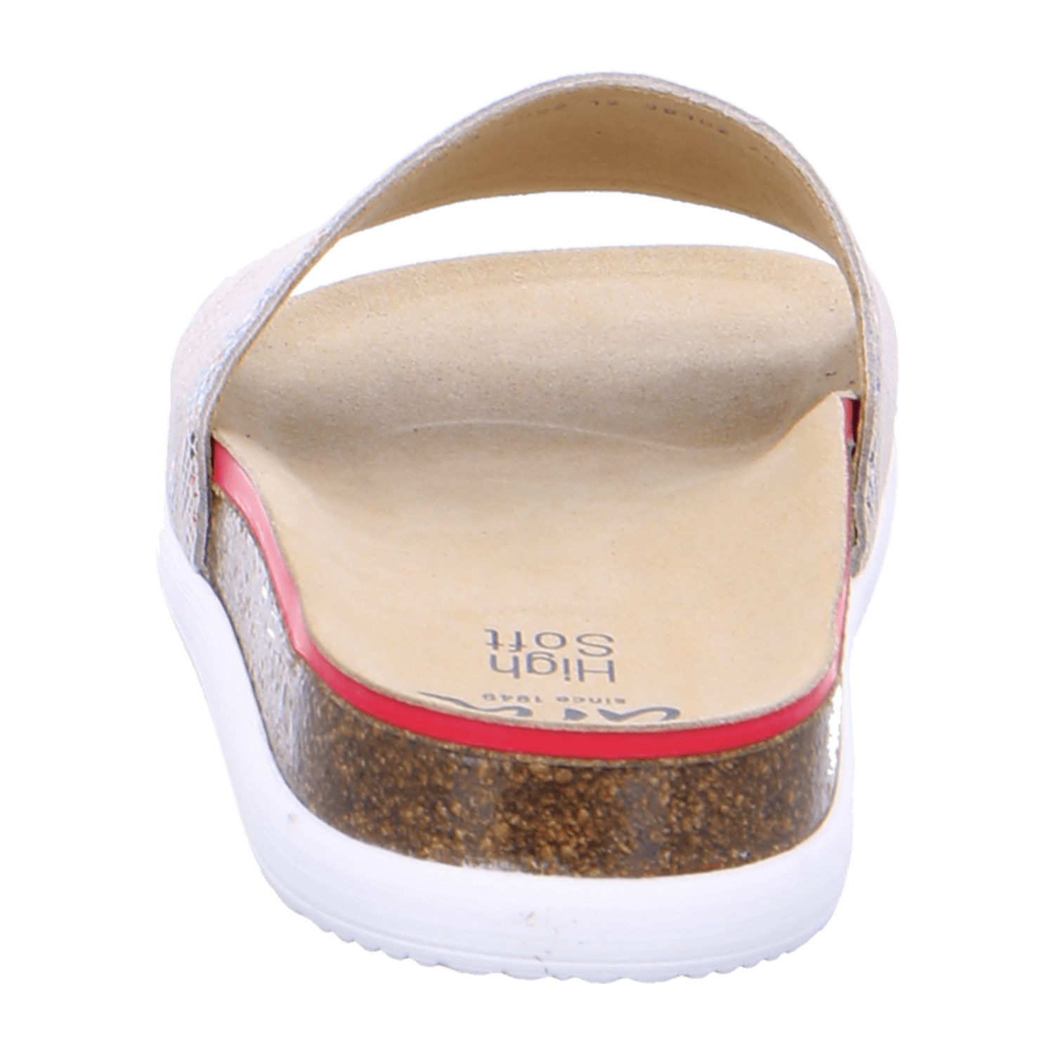 ARA SYLT Women's Leather Slip-On Mules with Open Toe and Textile Lining
