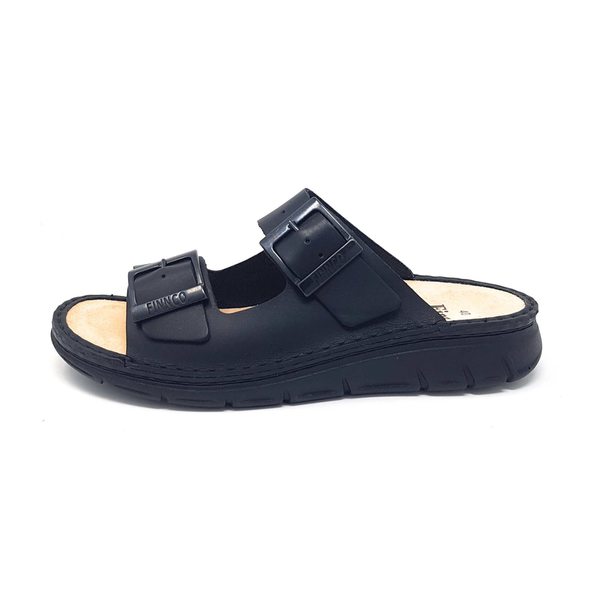 Finn Comfort Cayman-S Men's Black Sandals - Durable & Stylish