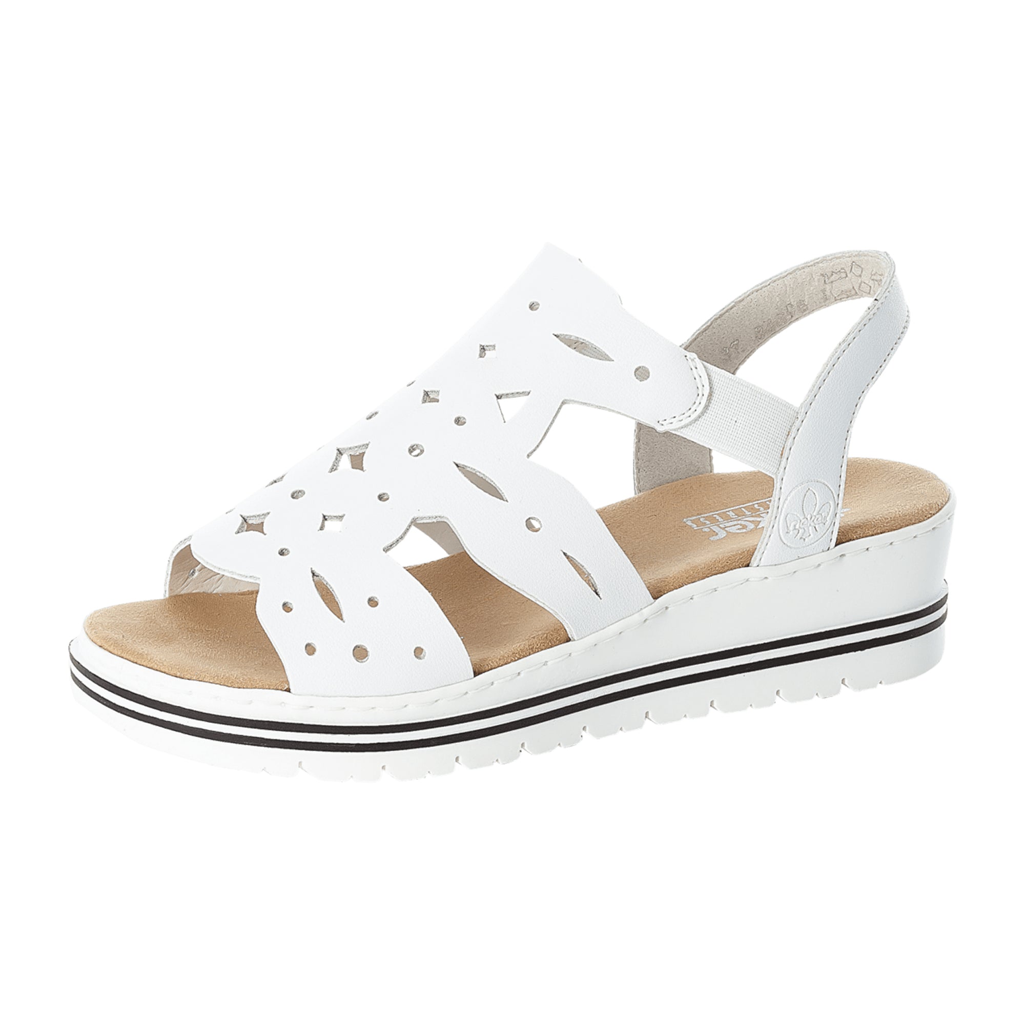 Rieker Alburi Women's White Shoes Stylish and Comfortable Footwear