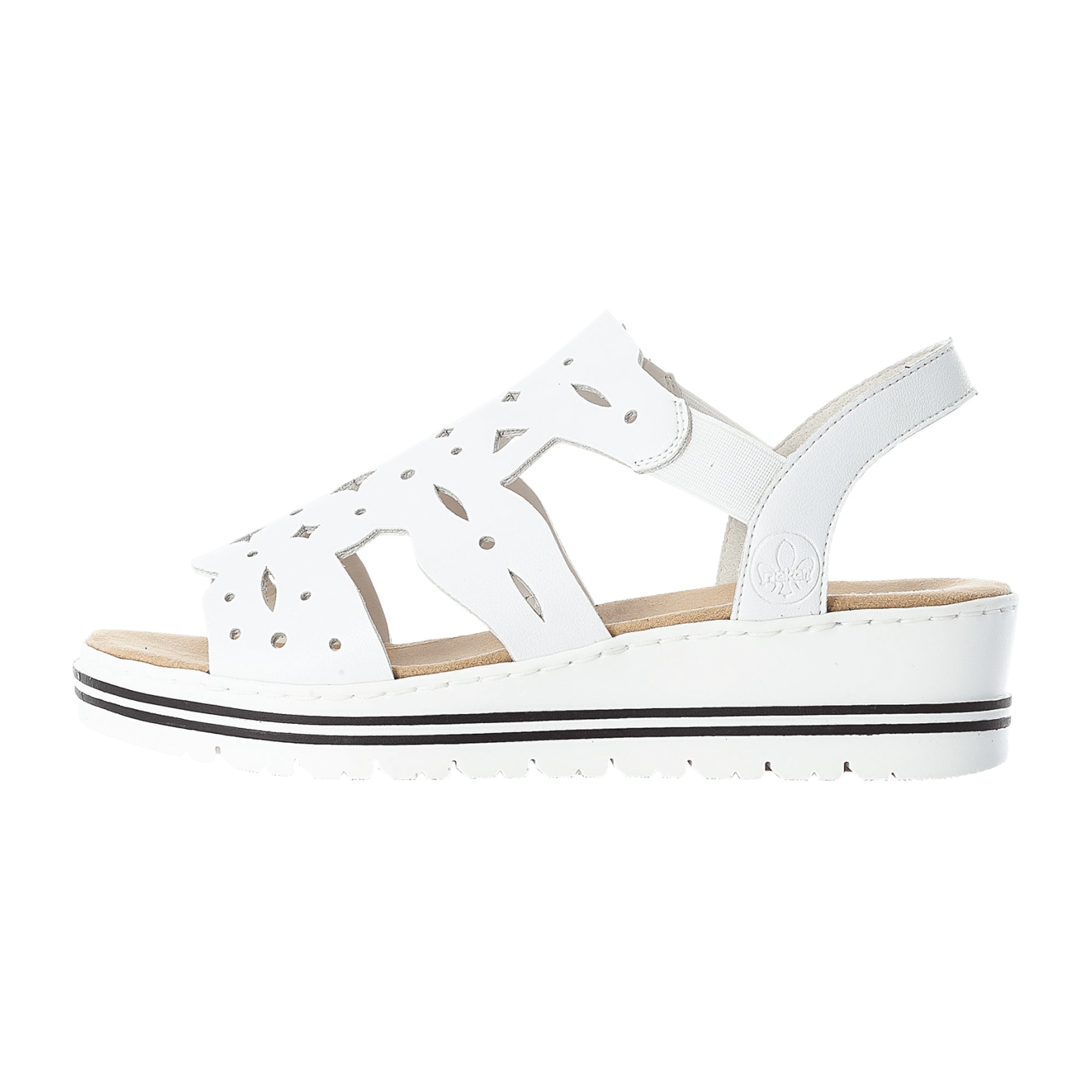 Rieker Alburi Women's White Shoes Stylish and Comfortable Footwear