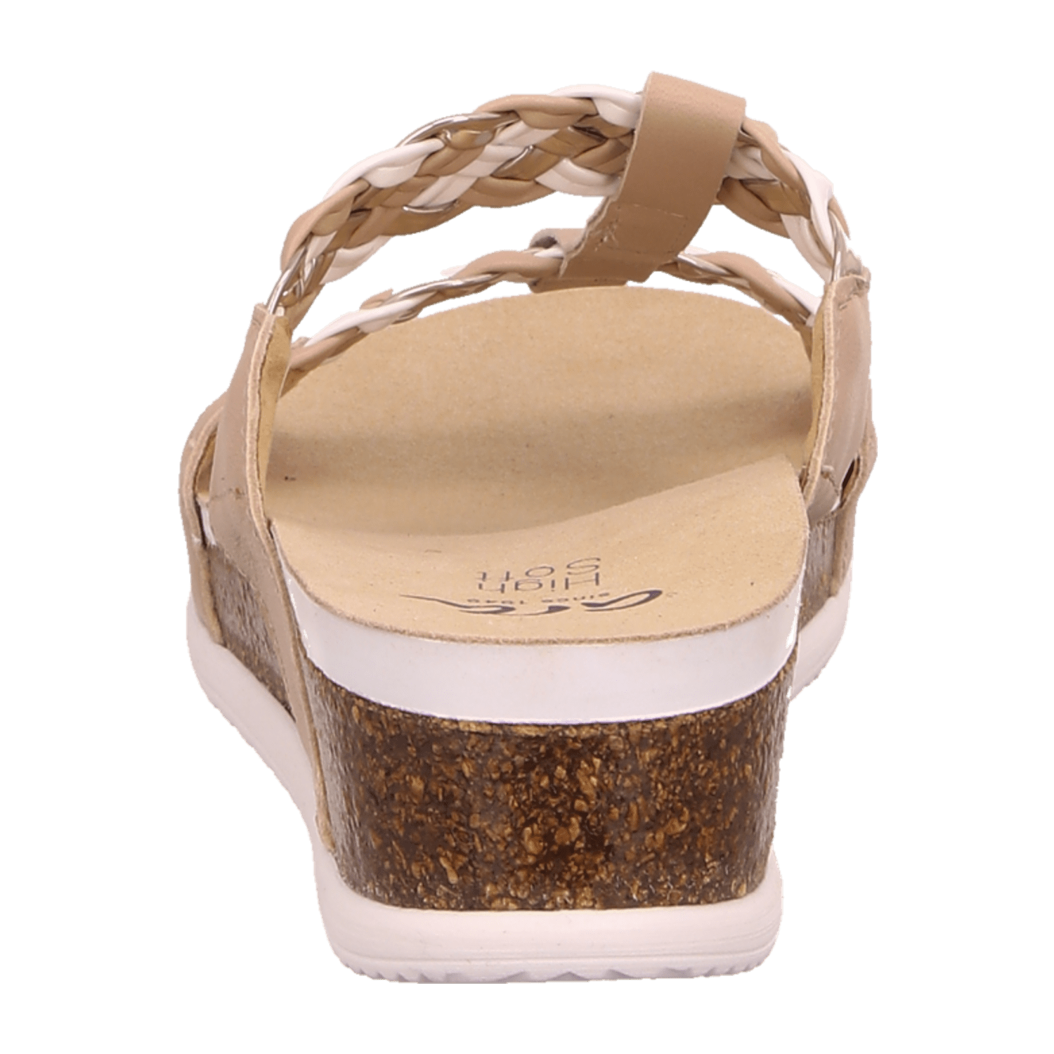 ARA NORDERNEY Women's Leather Slip-On Mules in Beige