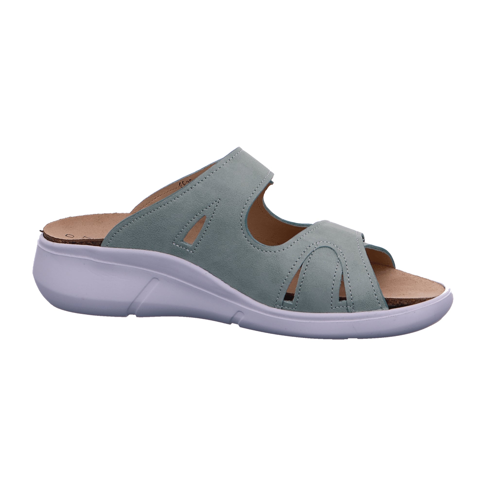 Finn Comfort Women's Green Slide Sandals - Stylish & Comfortable