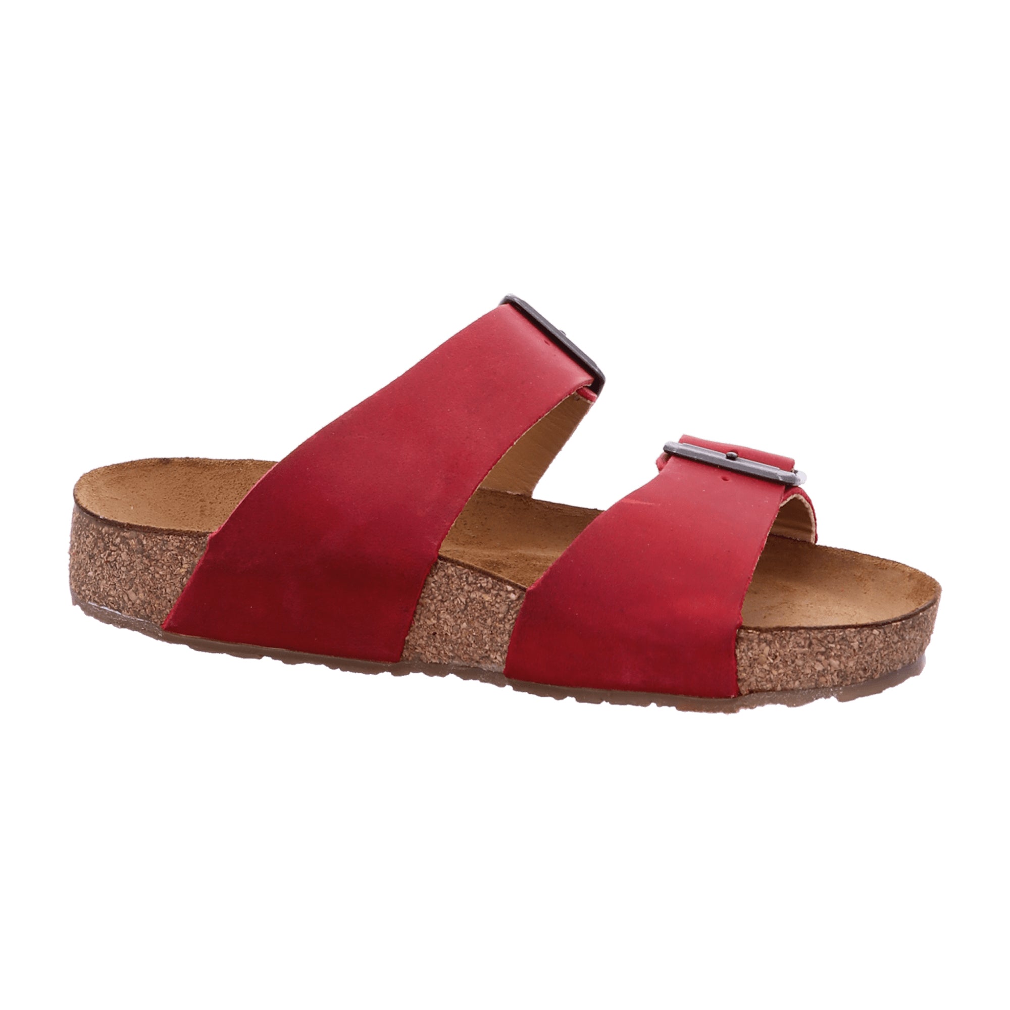 Haflinger Women's Classic Red Slides | Stylish & Comfortable Footwear