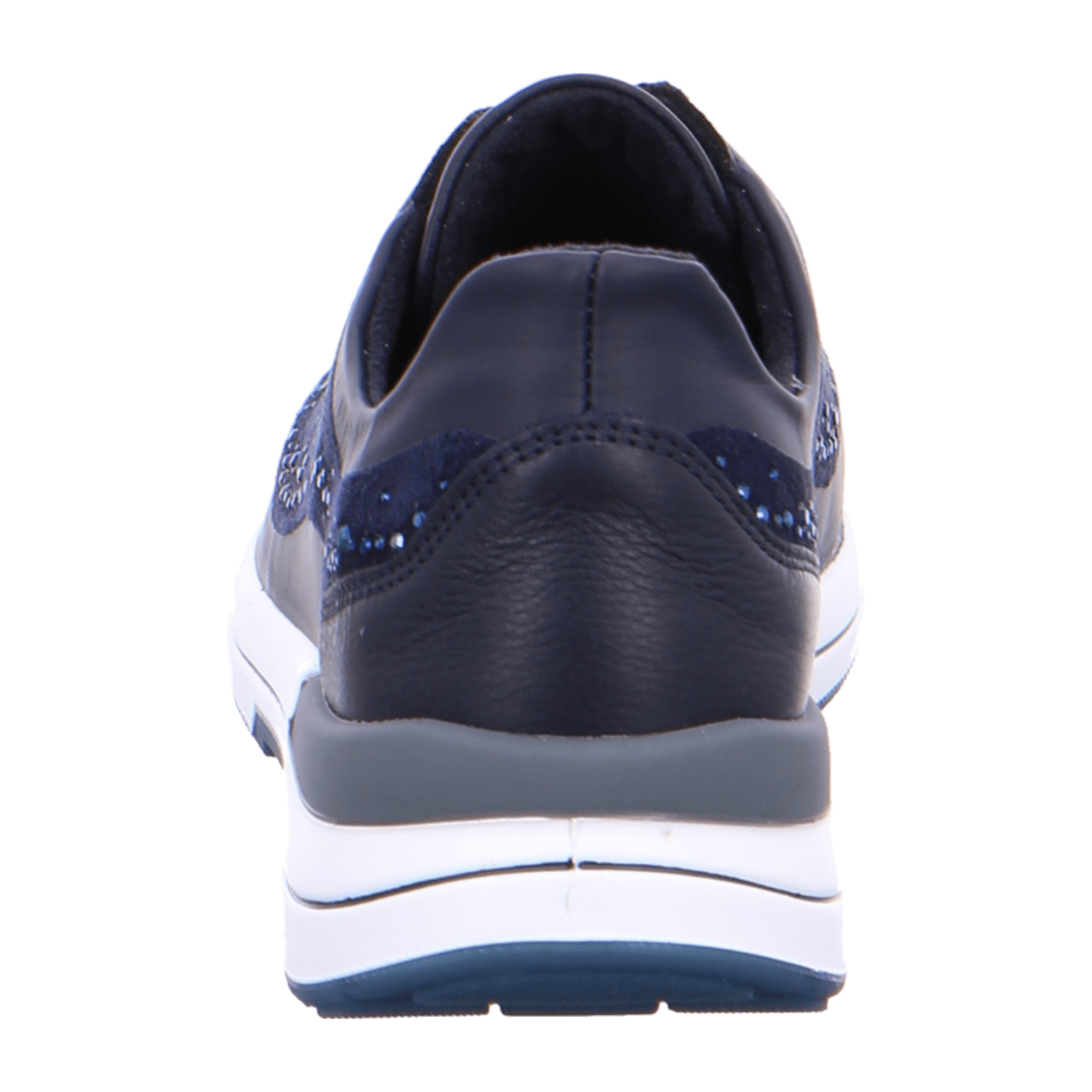 ARA NARA Women's Sneakers Blue Laced Cotton Synthetic Cold Weather Lined - Bartel-Shop