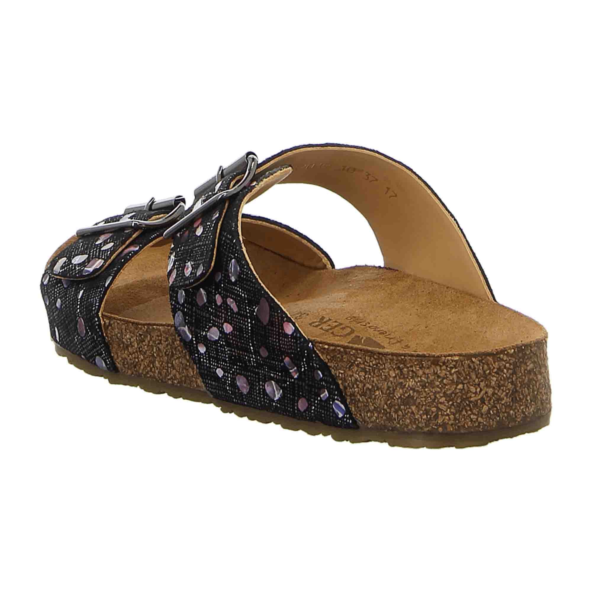 Haflinger Bio Andrea Women's Sandals - Eco-Friendly, Durable Leather, Stylish Black