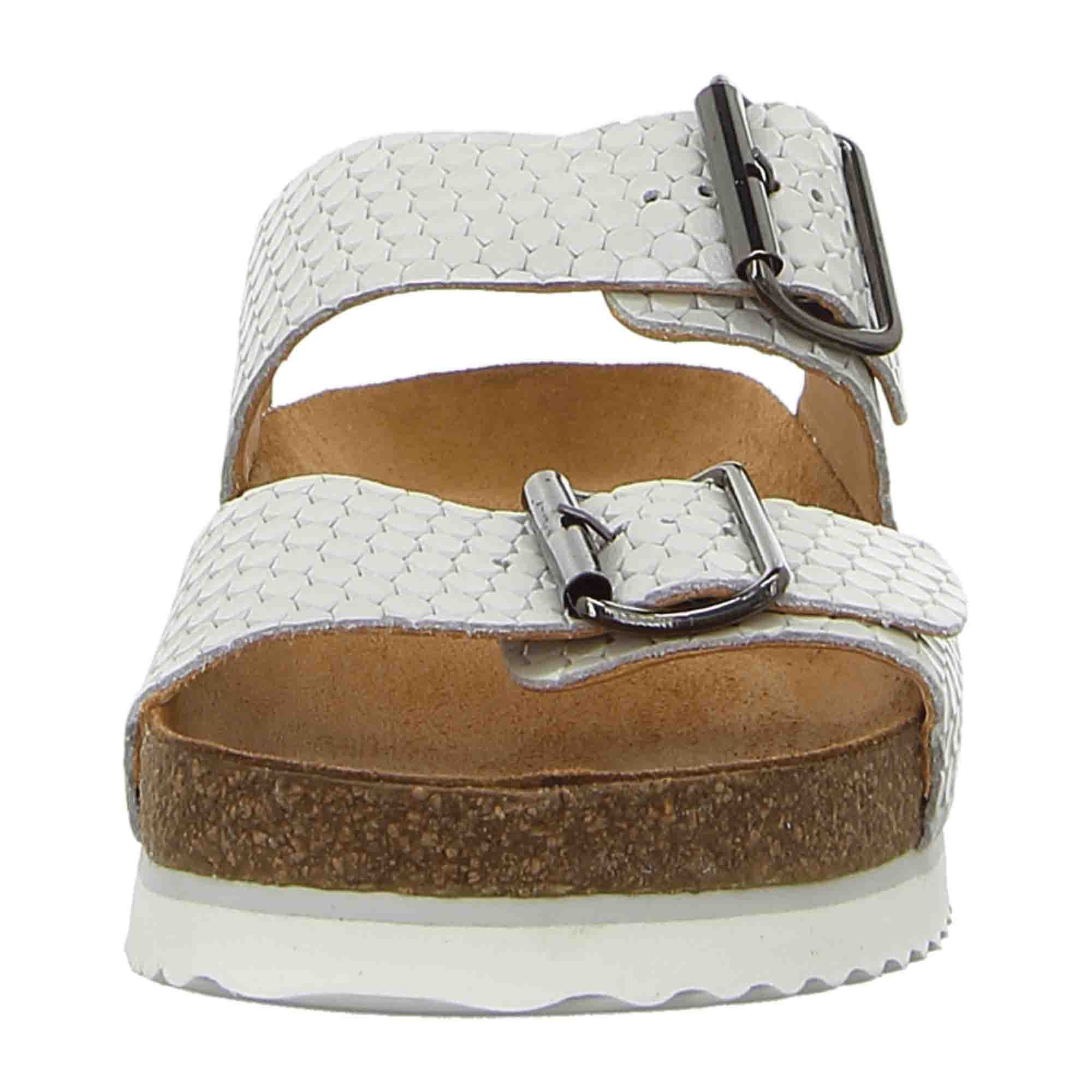 Haflinger Bio Andrea Women's Sandals, White - Eco-Friendly, Stylish Comfort