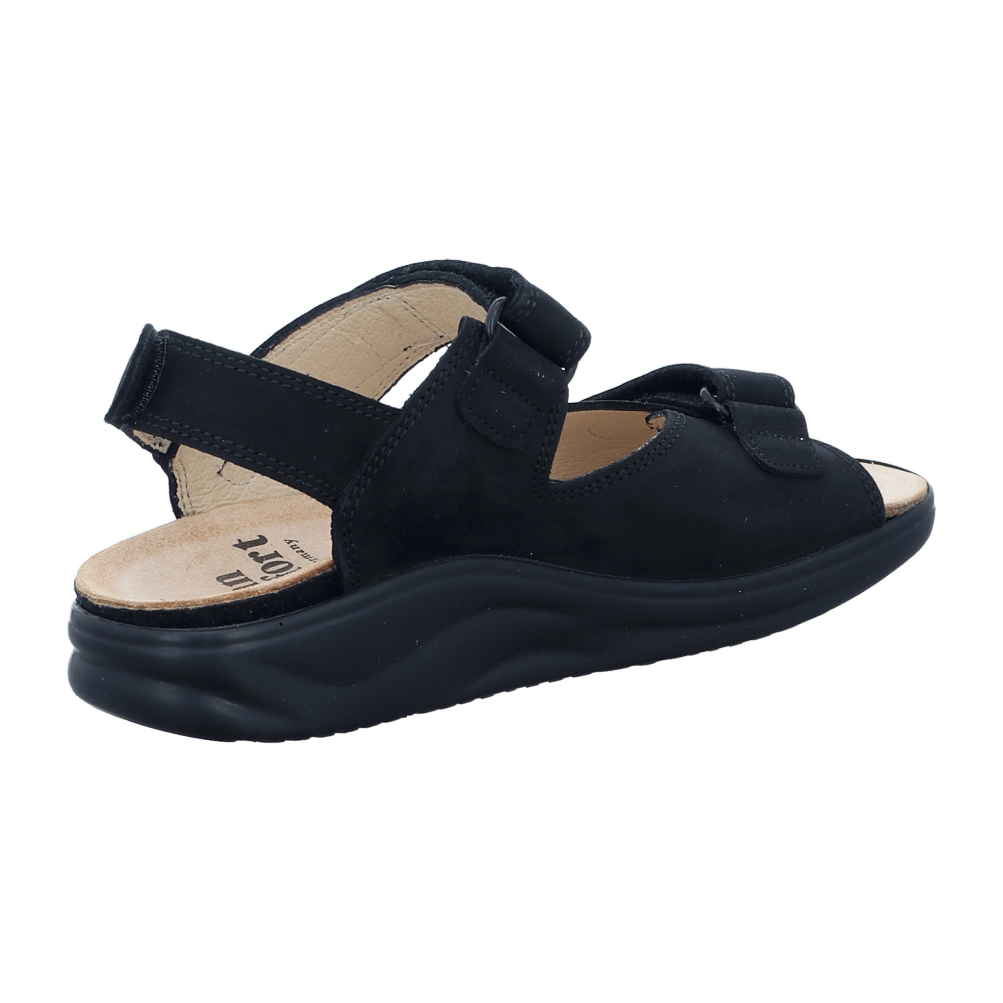 Finn Comfort Corinth Women's Comfort Sandals - Elegant Black Leather