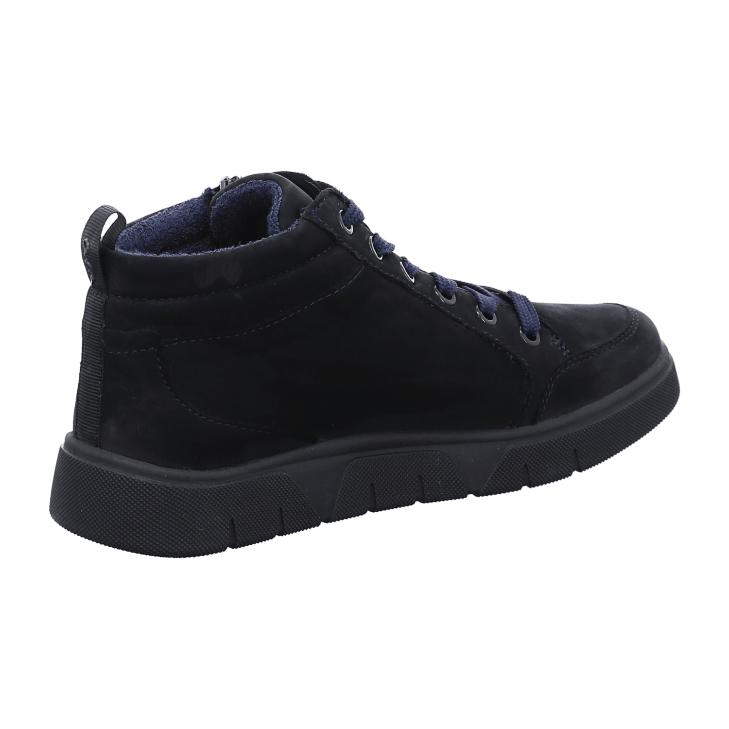 ARA ROM Women's Sneakers in Blue Suede with Lace-Up Closure