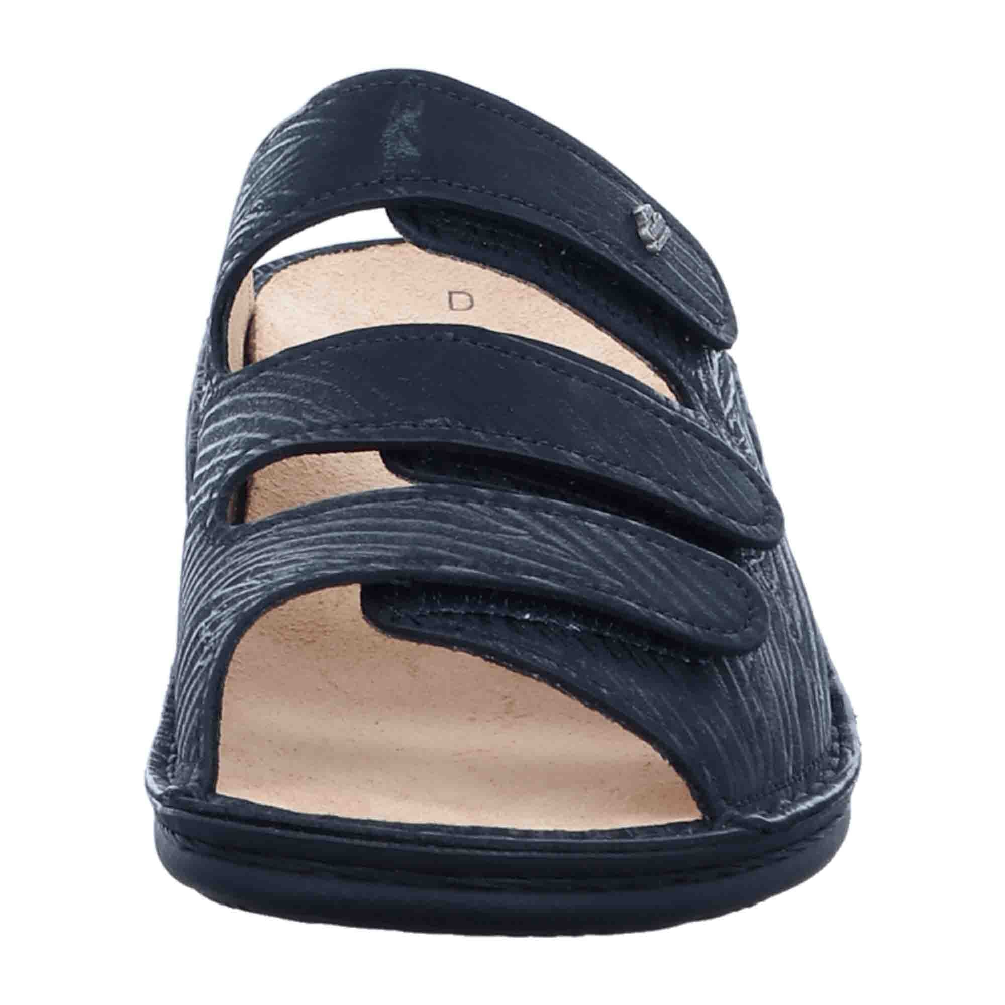 Finn Comfort Pisa Women's Sandals - Stylish & Comfortable Black Leather