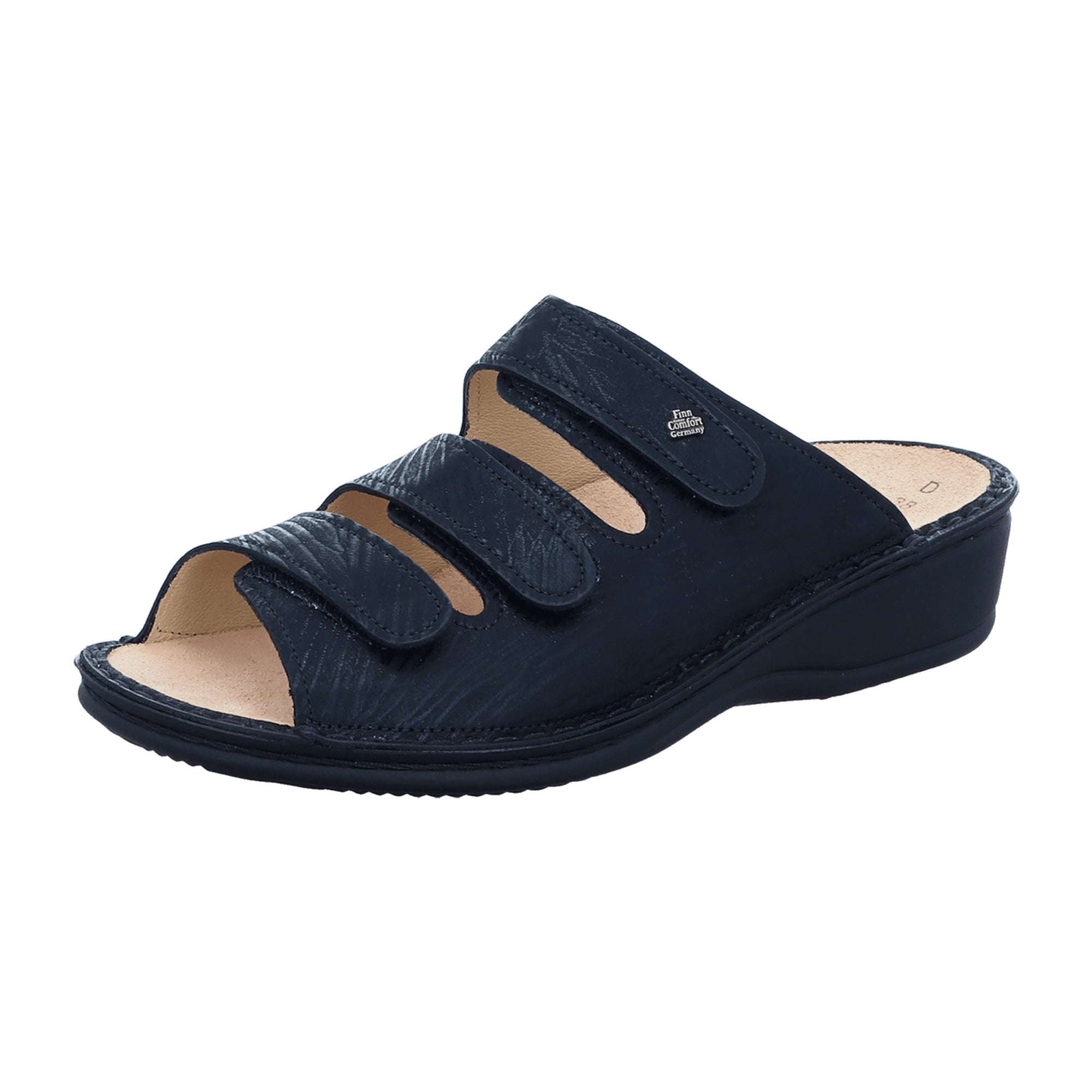 Finn Comfort Pisa Women's Sandals - Stylish & Comfortable Black Leather