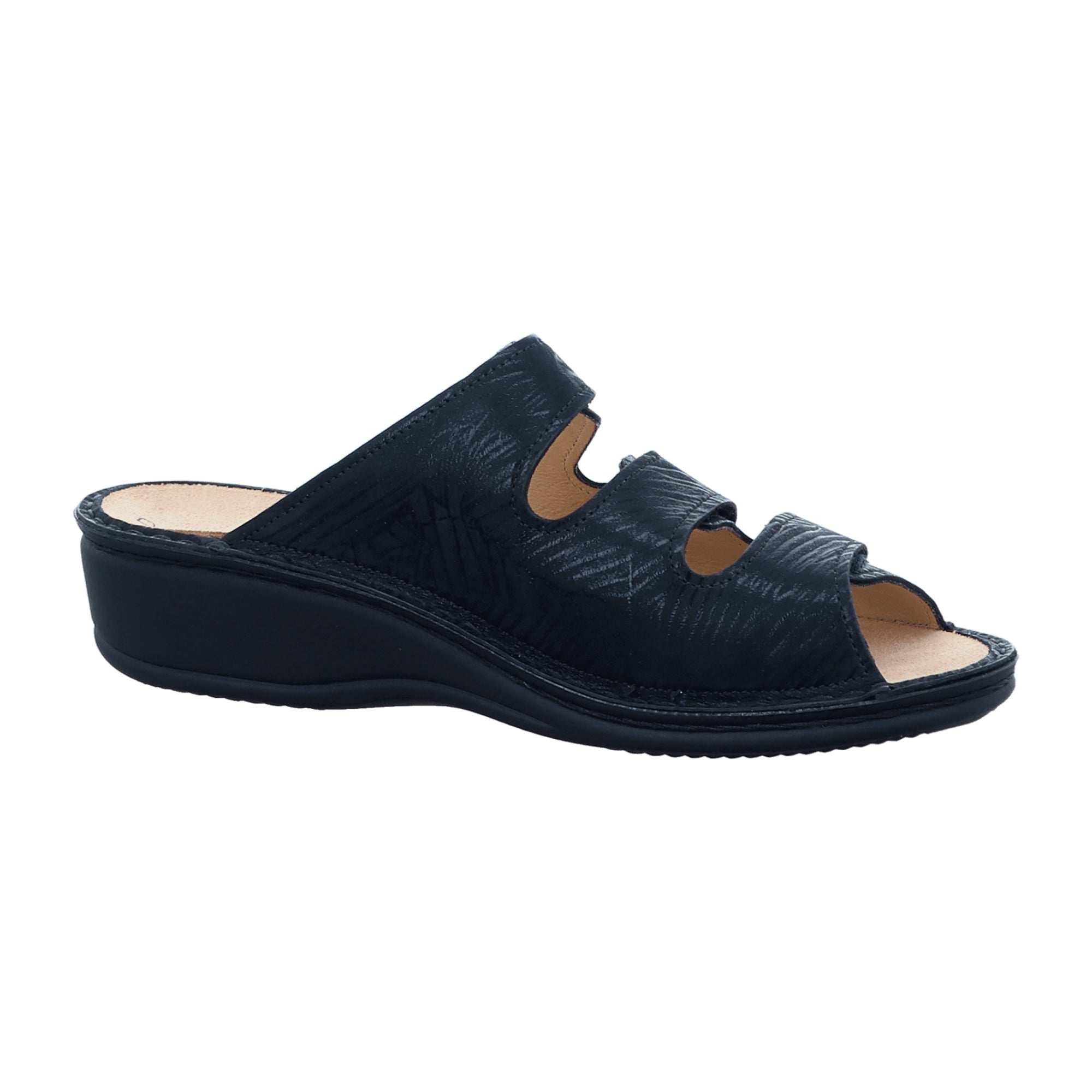 Finn Comfort Pisa Women's Sandals - Stylish & Comfortable Black Leather