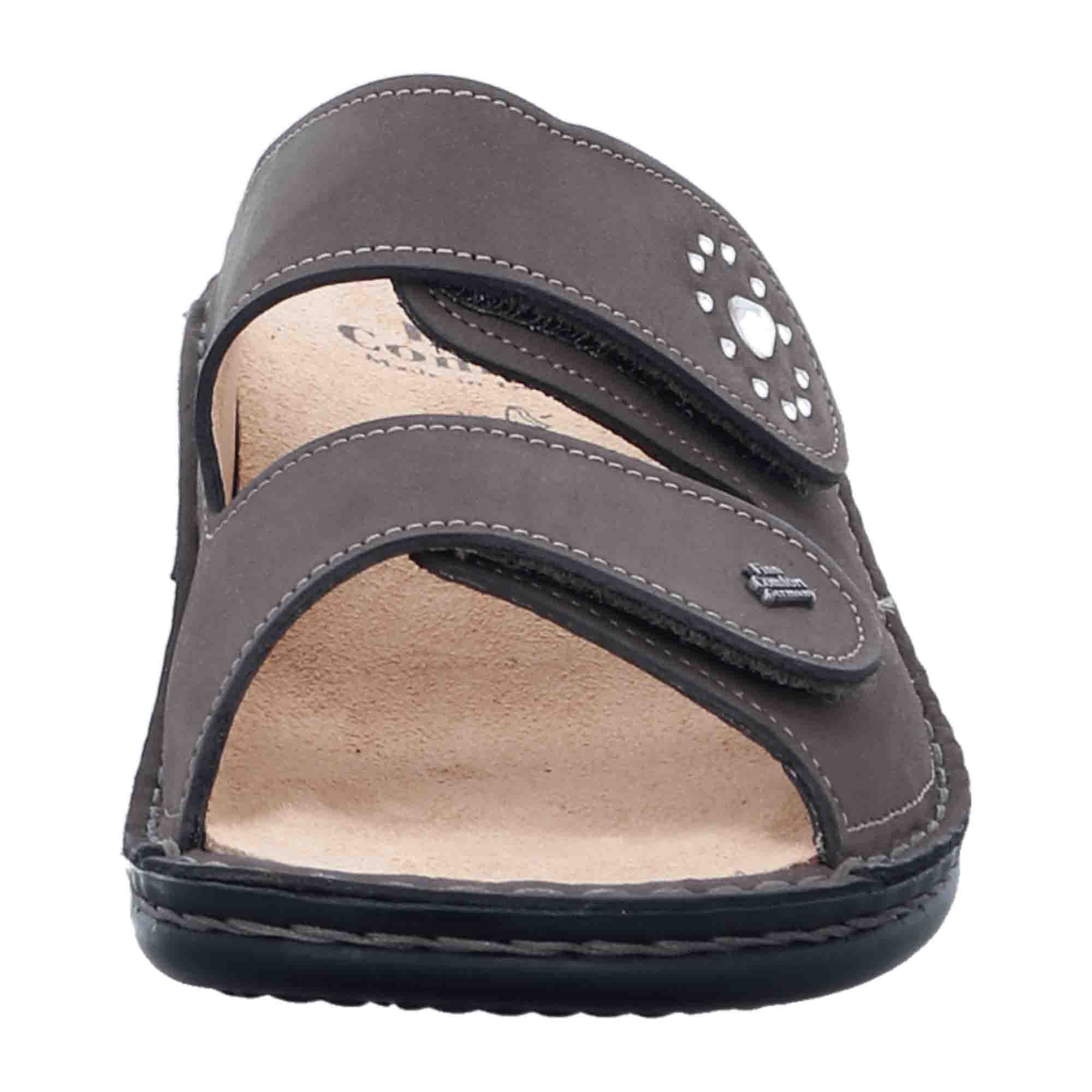 Finn Comfort Beverly-S Women's Comfortable Orthopedic Grey Sandals