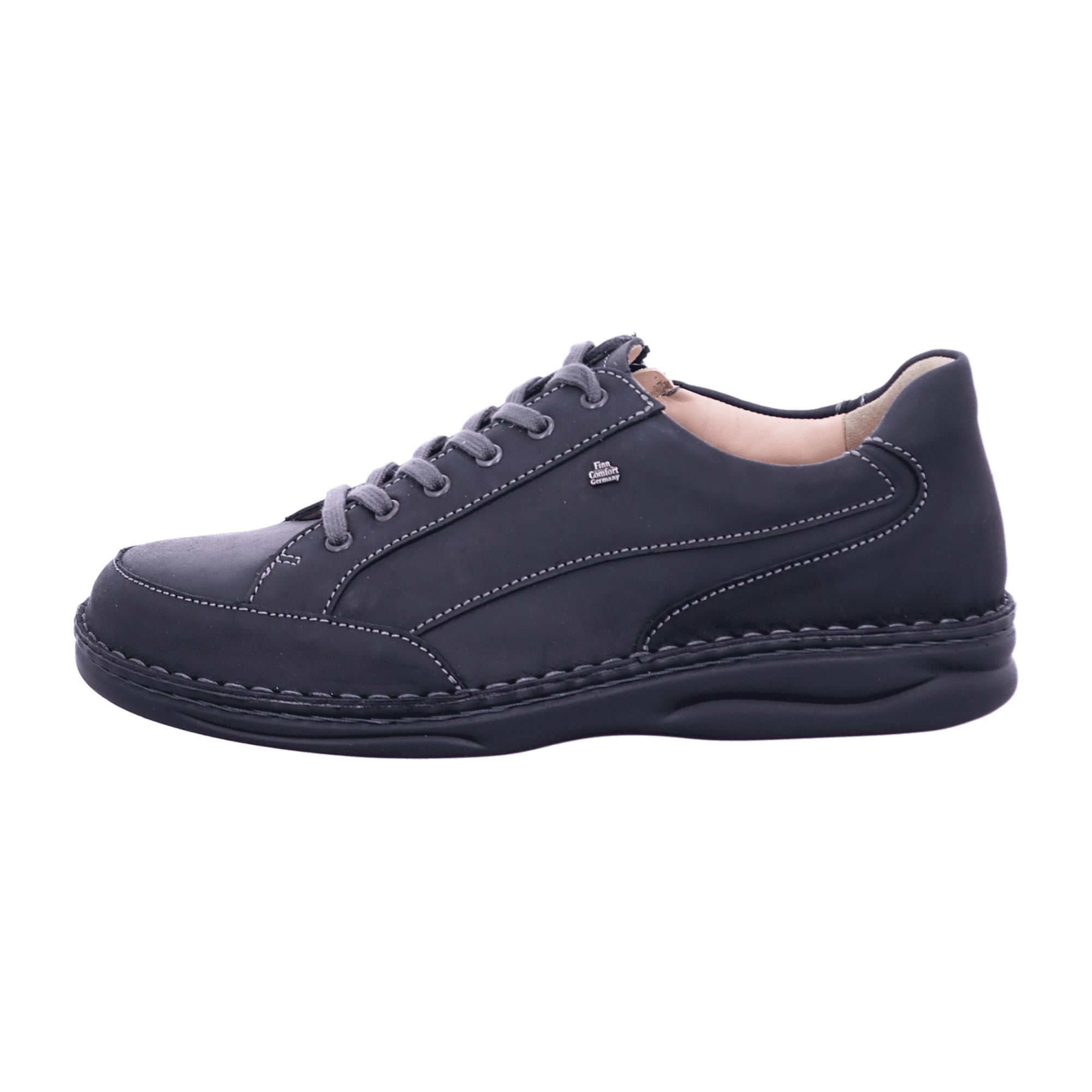 Finn Comfort Falkland Men's Comfort Shoes - Durable and Stylish in Black