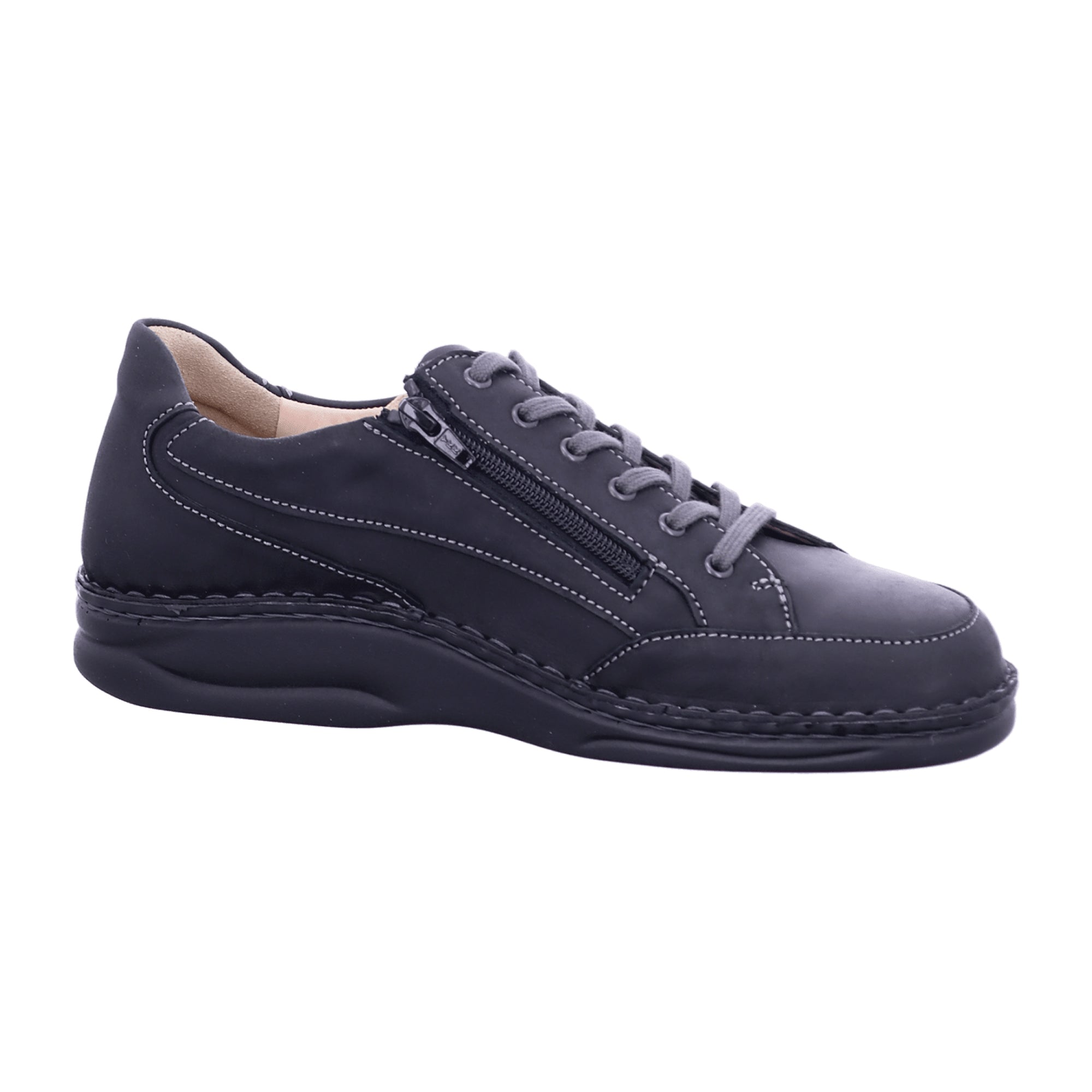 Finn Comfort Falkland Men's Comfort Shoes - Durable and Stylish in Black