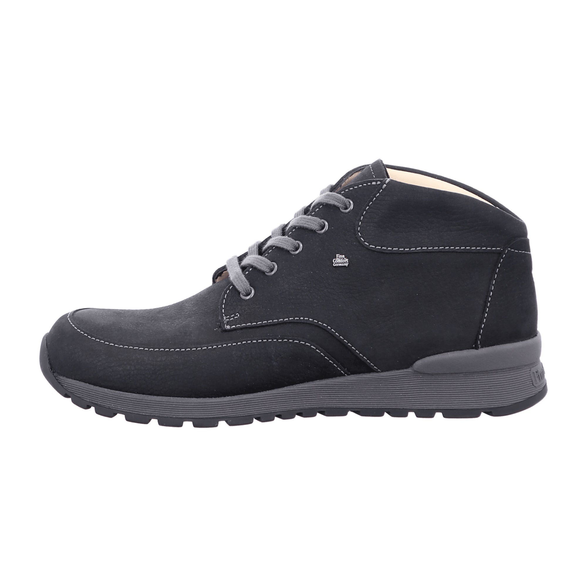Finn Comfort 01371 Men's Orthopedic Shoes, Black - Stylish & Comfortable