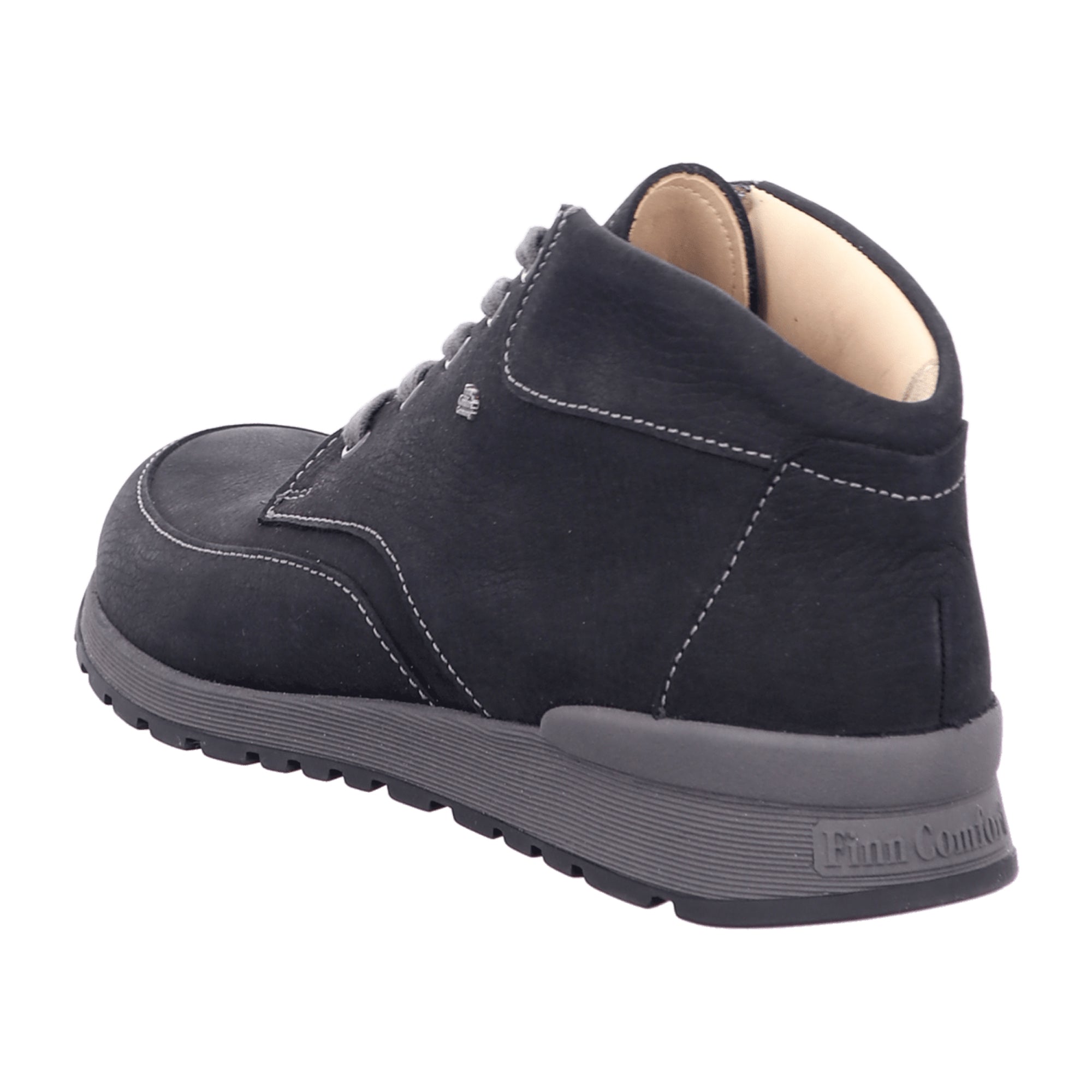Finn Comfort 01371 Men's Orthopedic Shoes, Black - Stylish & Comfortable