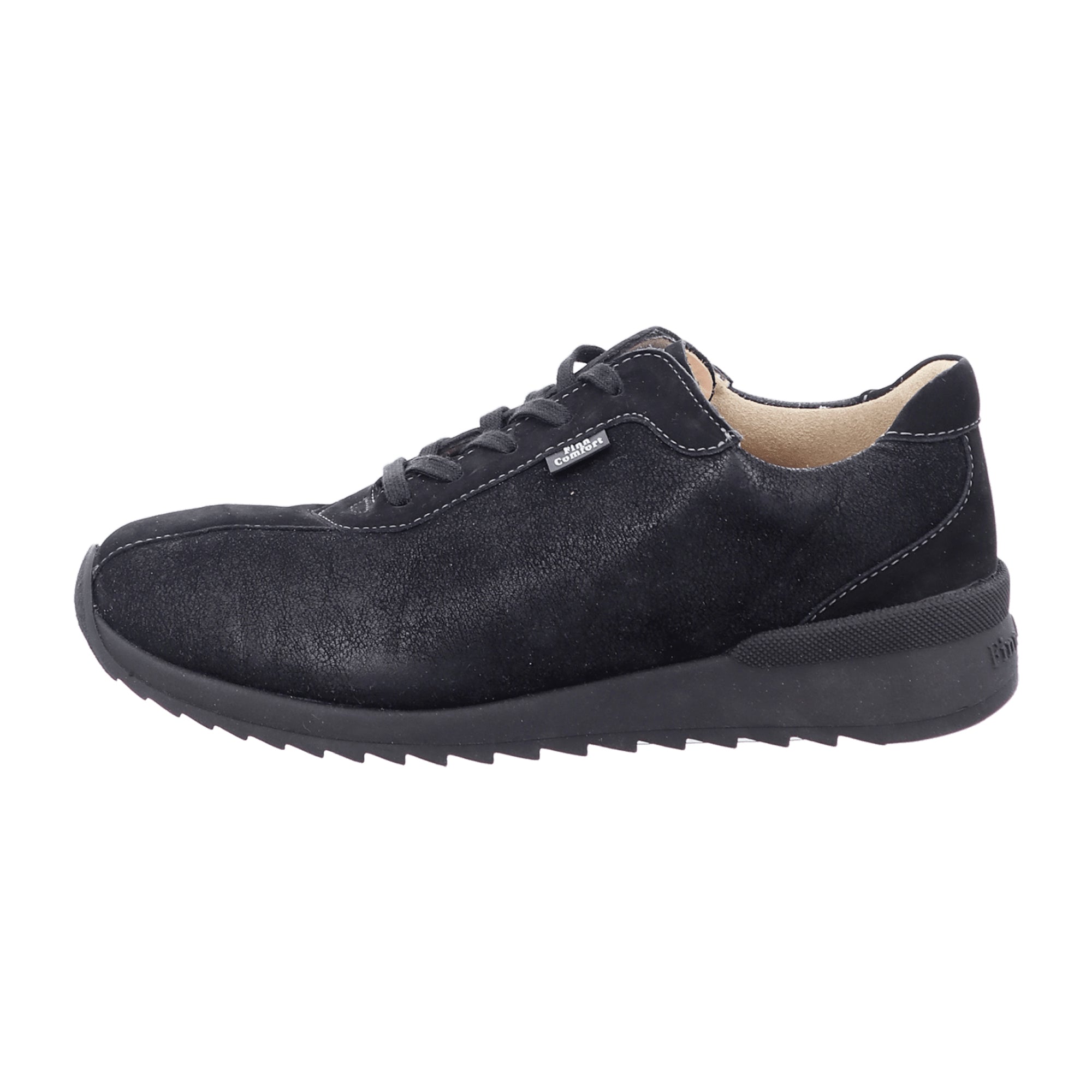 Finn Comfort Melk Women's Comfort Shoes - Elegant Black Leather