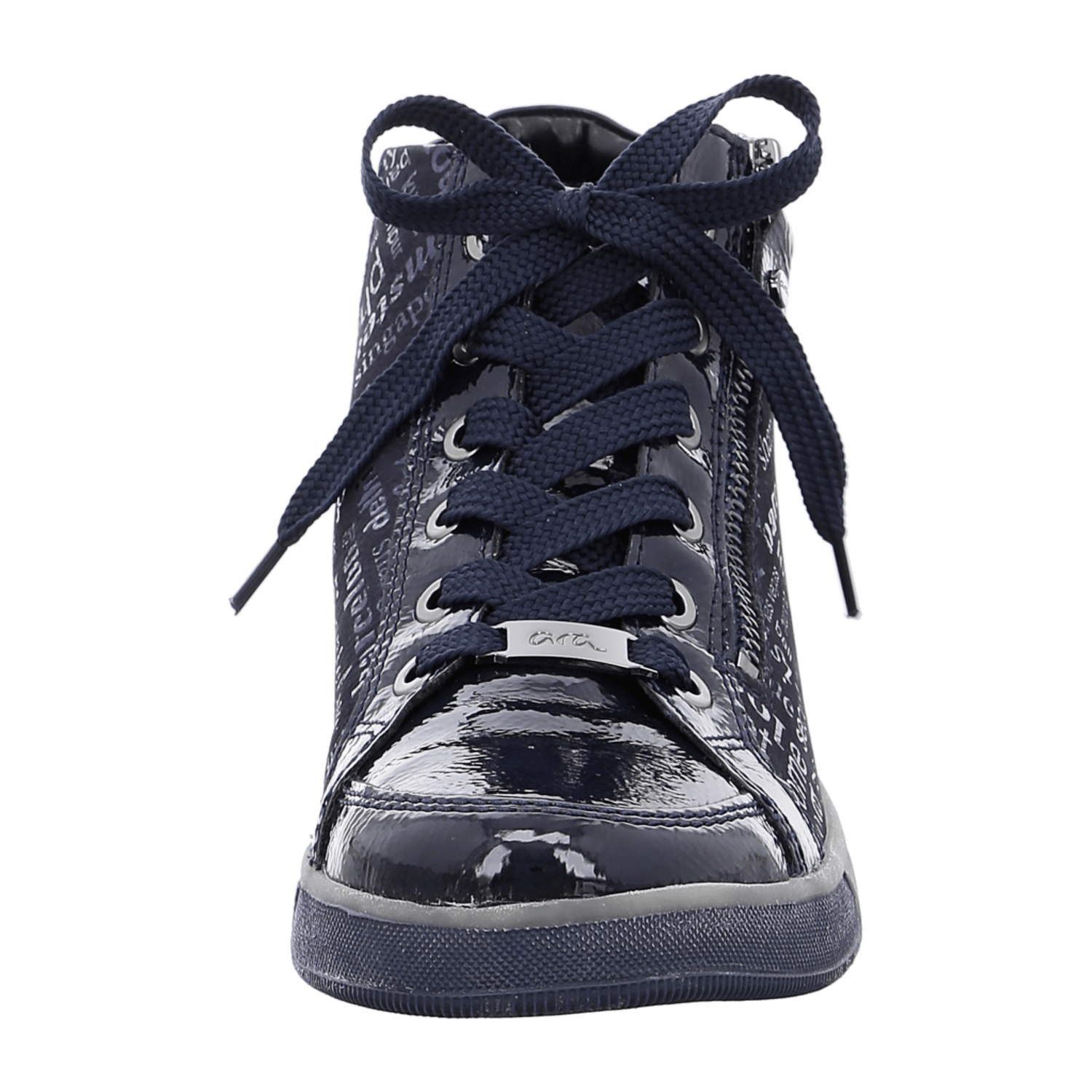 ARA Women's Blue Sneakers - Lace-Up Synthetic Shoes with Textile Lining and Polyurethane Sole
