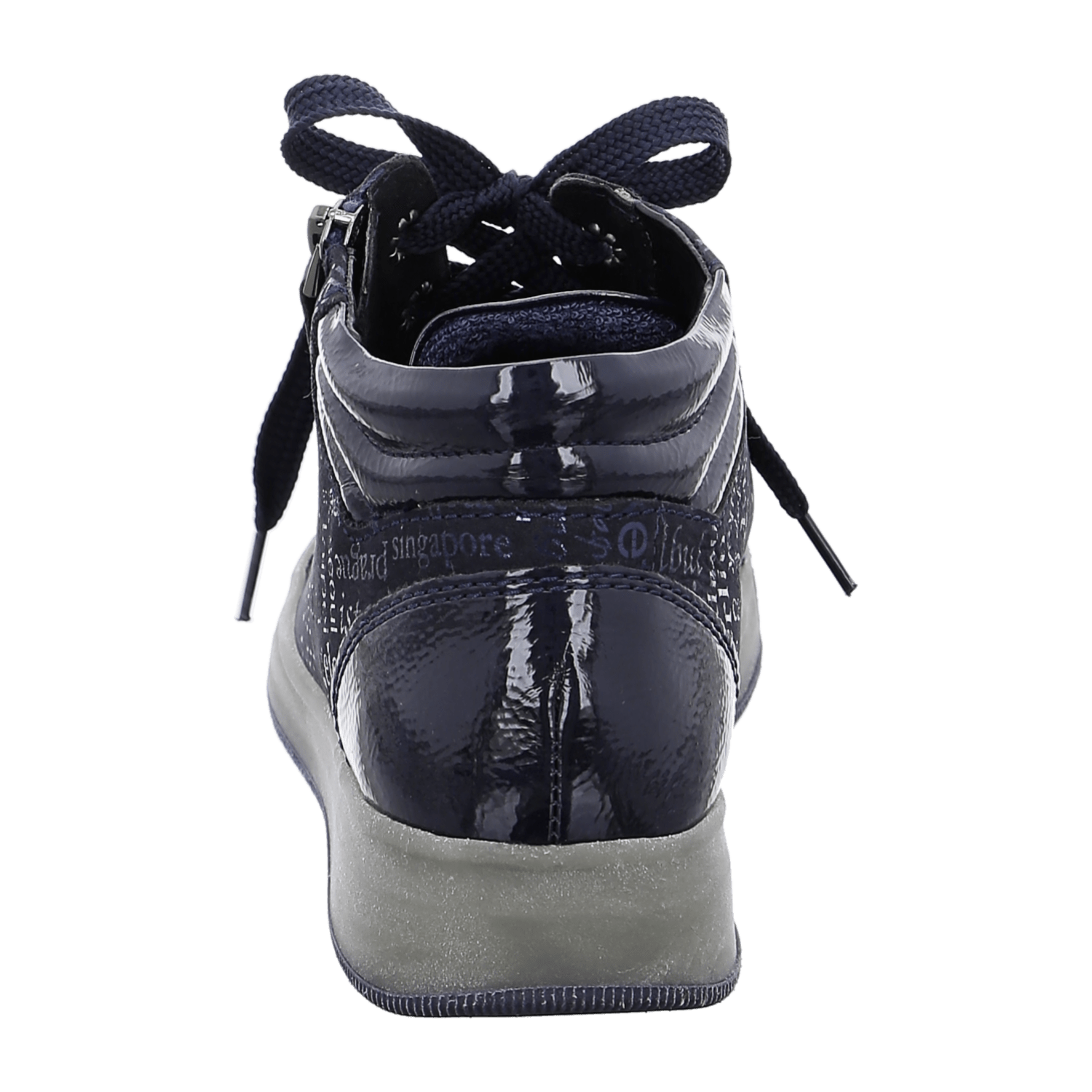 ARA Women's Blue Sneakers - Lace-Up Synthetic Shoes with Textile Lining and Polyurethane Sole