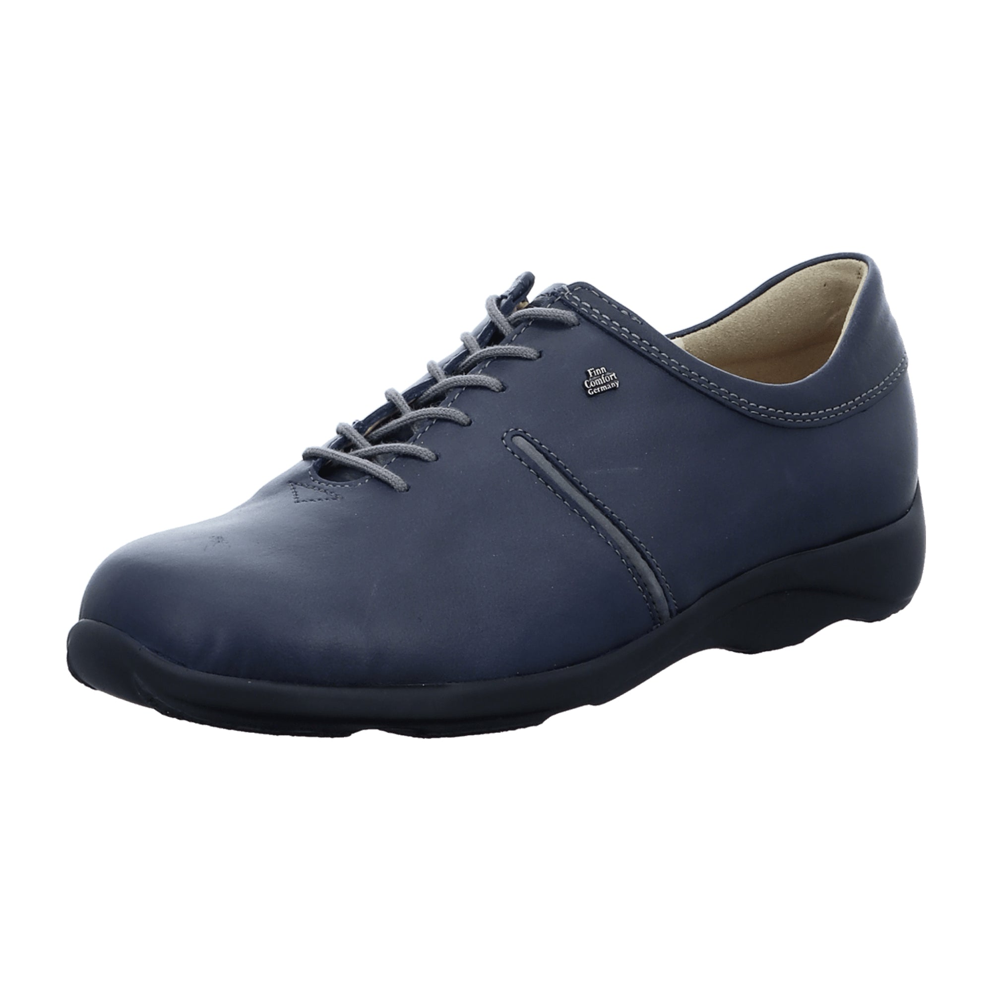 Finn Comfort Women's Comfortable Blue Lace-Up Shoes - Stylish & Durable