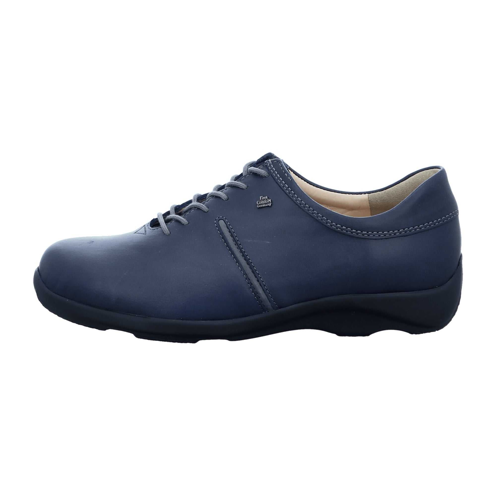 Finn Comfort Women's Comfortable Blue Lace-Up Shoes - Stylish & Durable