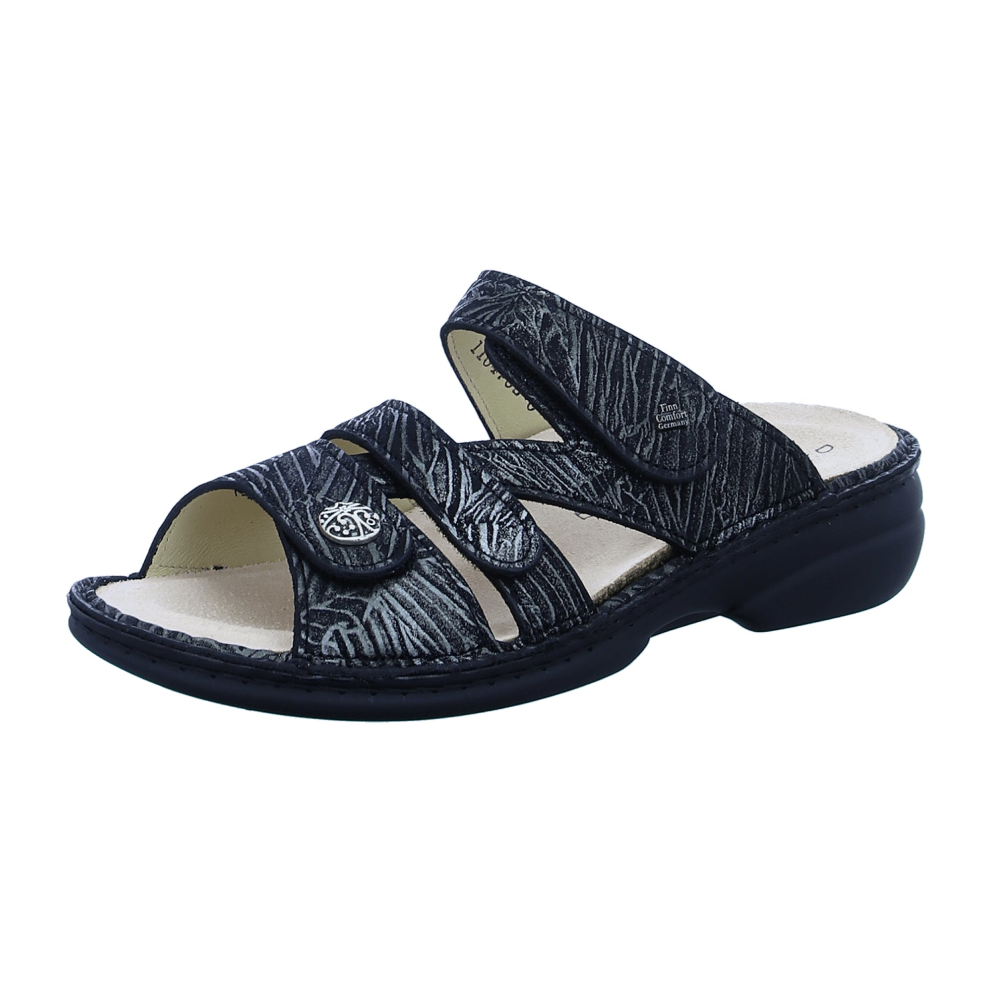 Finn Comfort Ventura-S Women's Orthopedic Sandals, Stylish Black