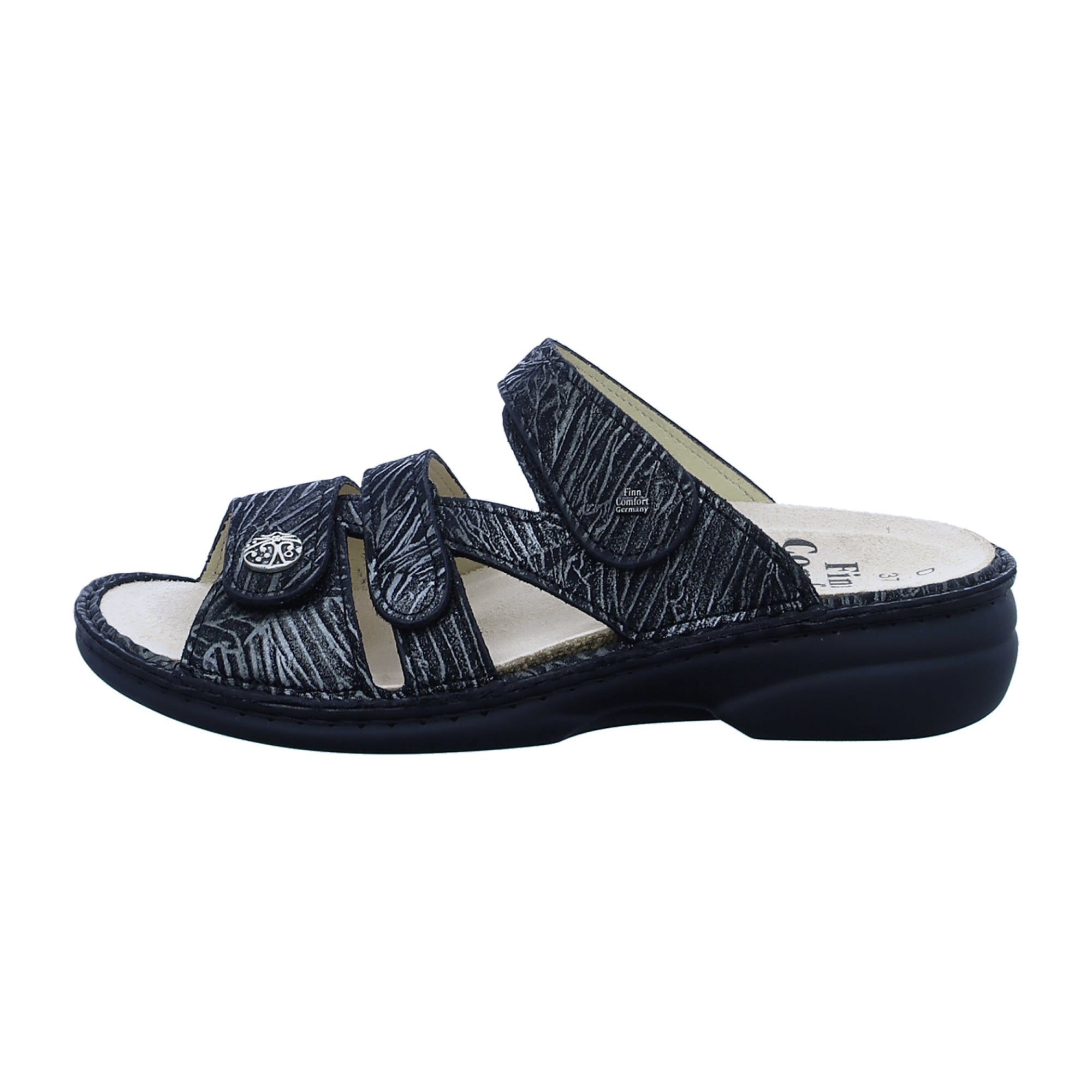 Finn Comfort Ventura-S Women's Orthopedic Sandals, Stylish Black