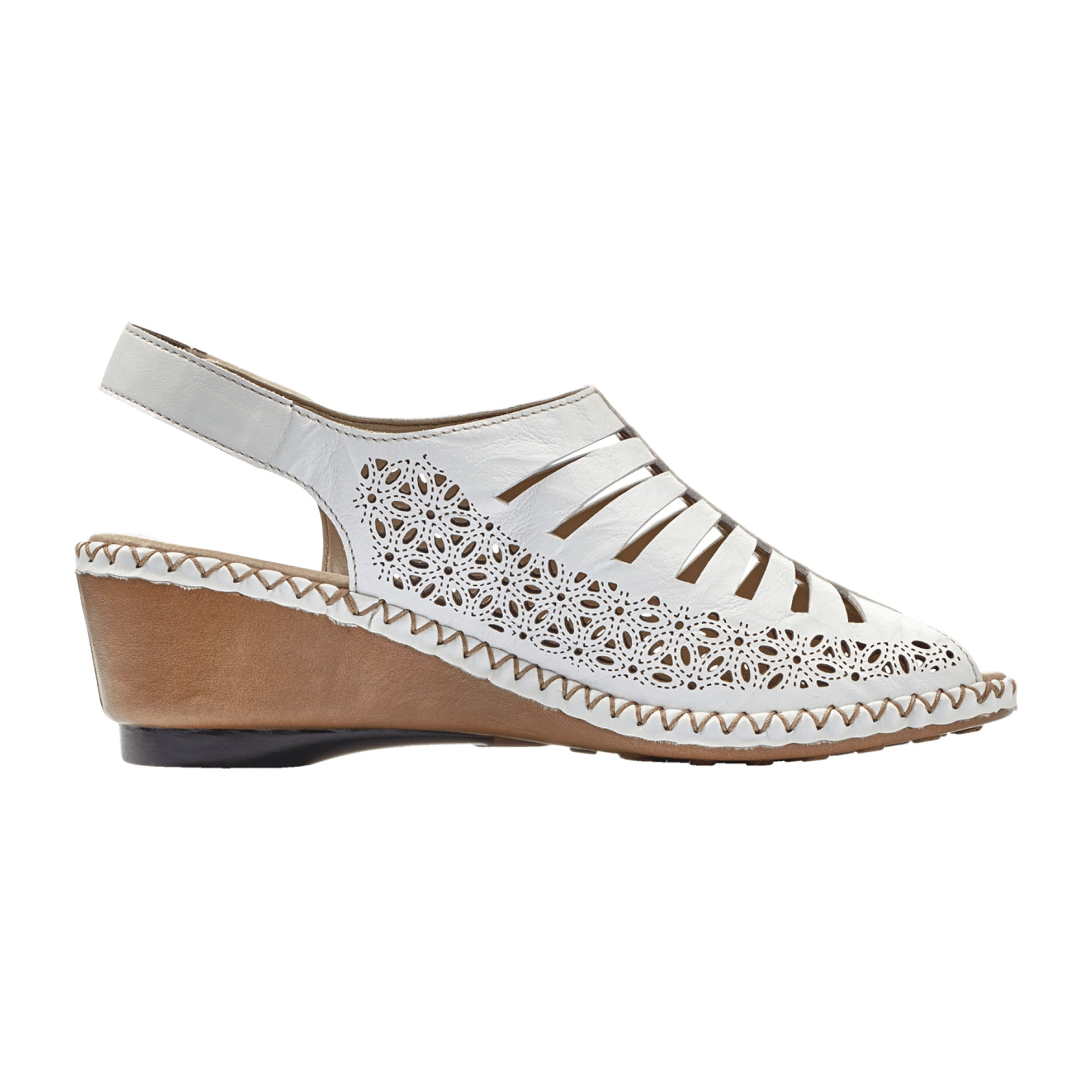 Rieker Comfortable White Sandals for Women Stylish and Versatile Footwear