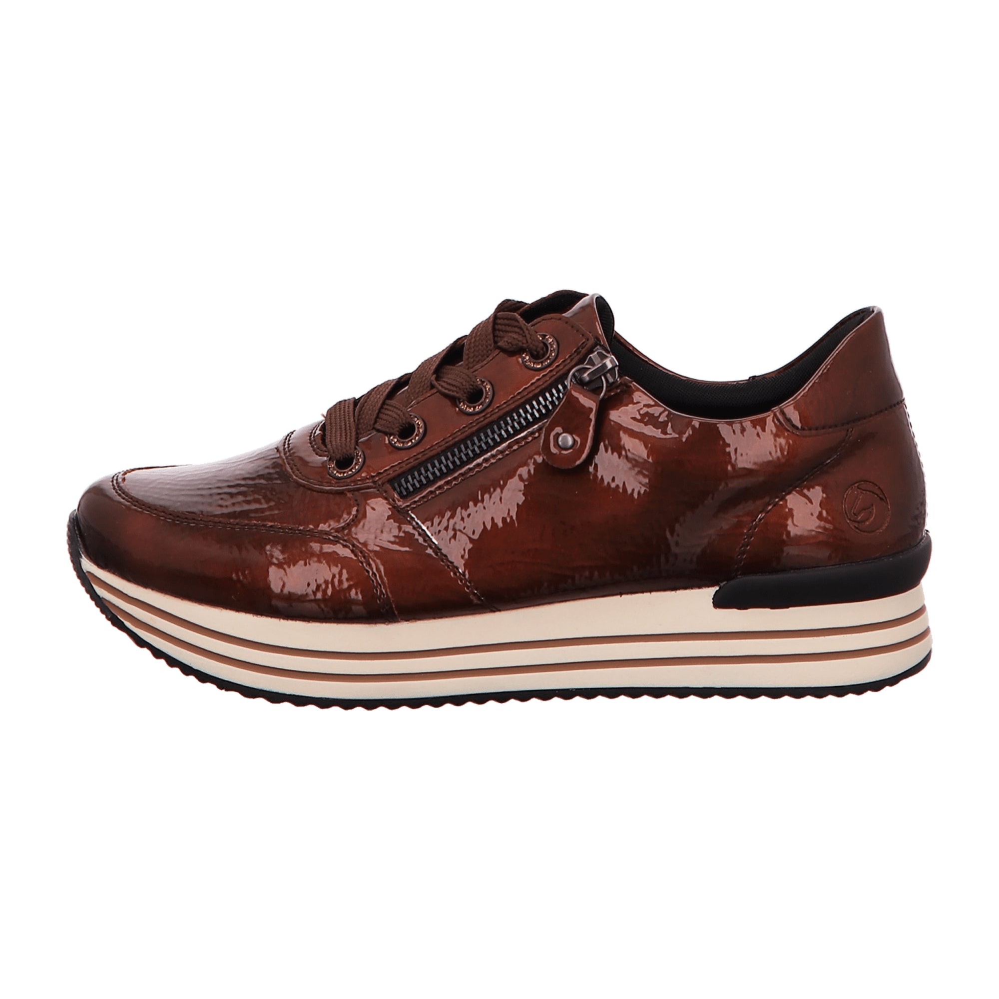 Remonte D130291 Brown Women's Shoes with Removable Insole and Wedge Heel