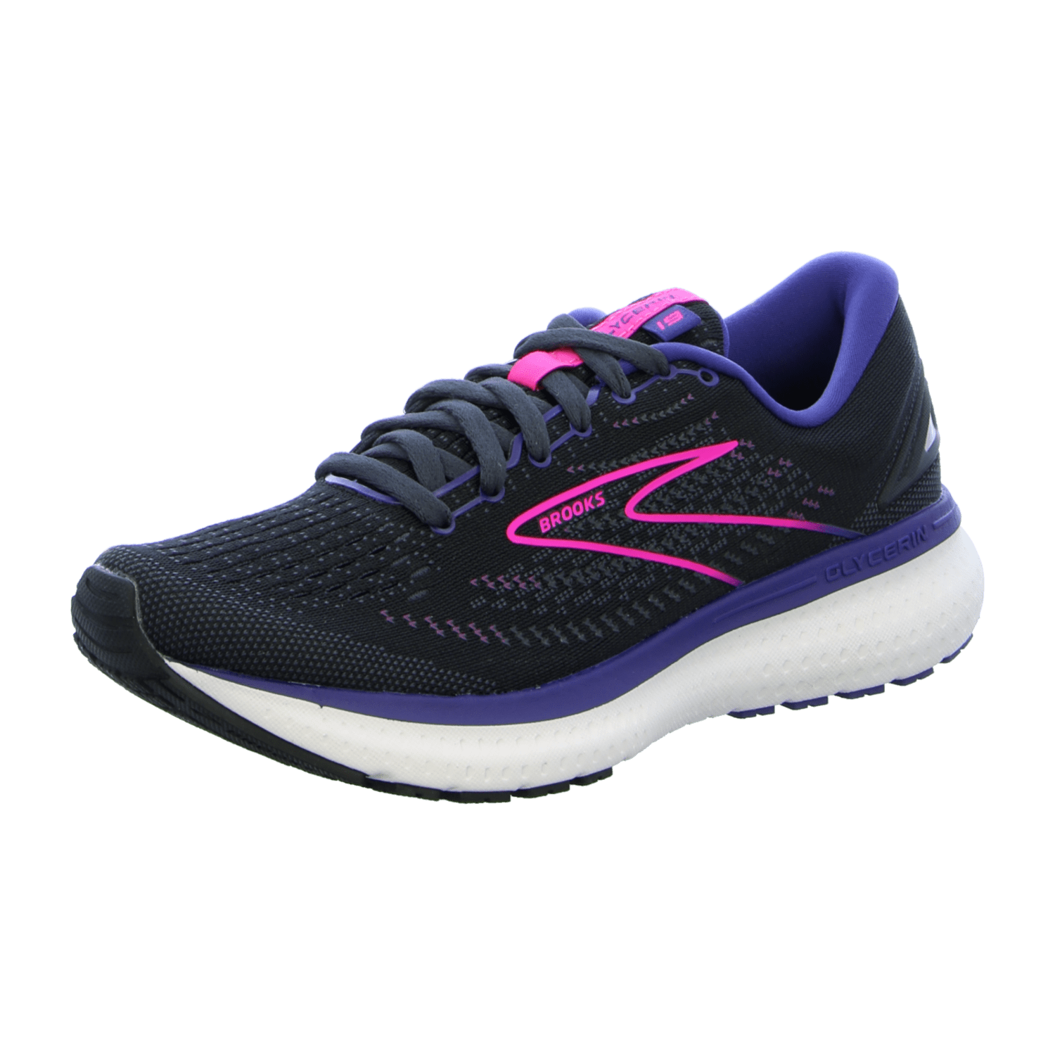 Brooks Glycerin 19 Women Running Shoes Black
