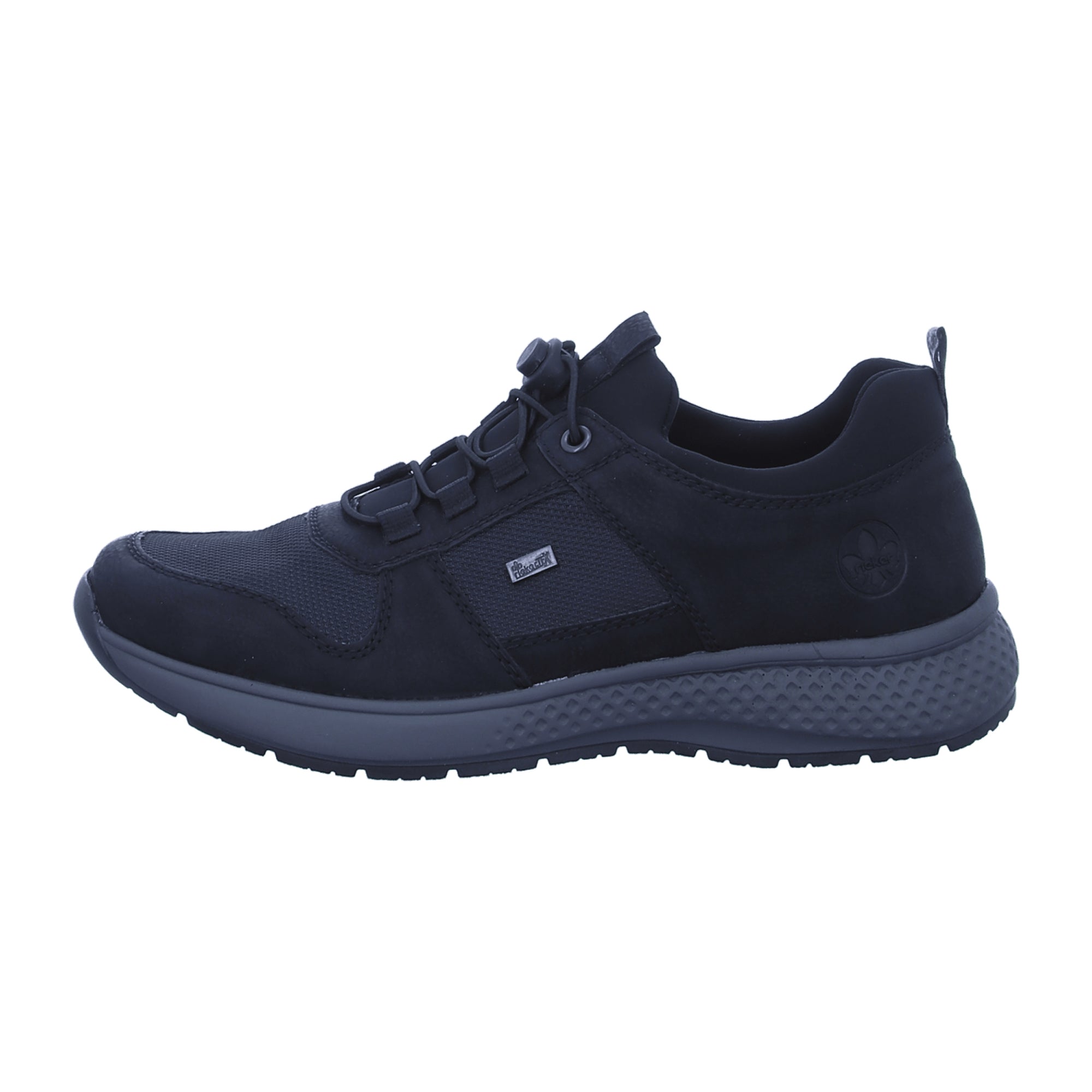 Rieker HWK Men's Black TEX Lace-Up Shoes with Waterproof Membrane