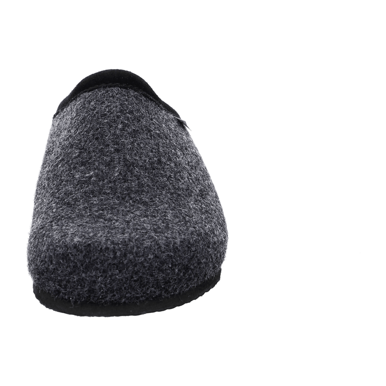 ARA ENZO Men's Wool Felt Slippers in Classic Grey - Casual Comfort with Textile Lining