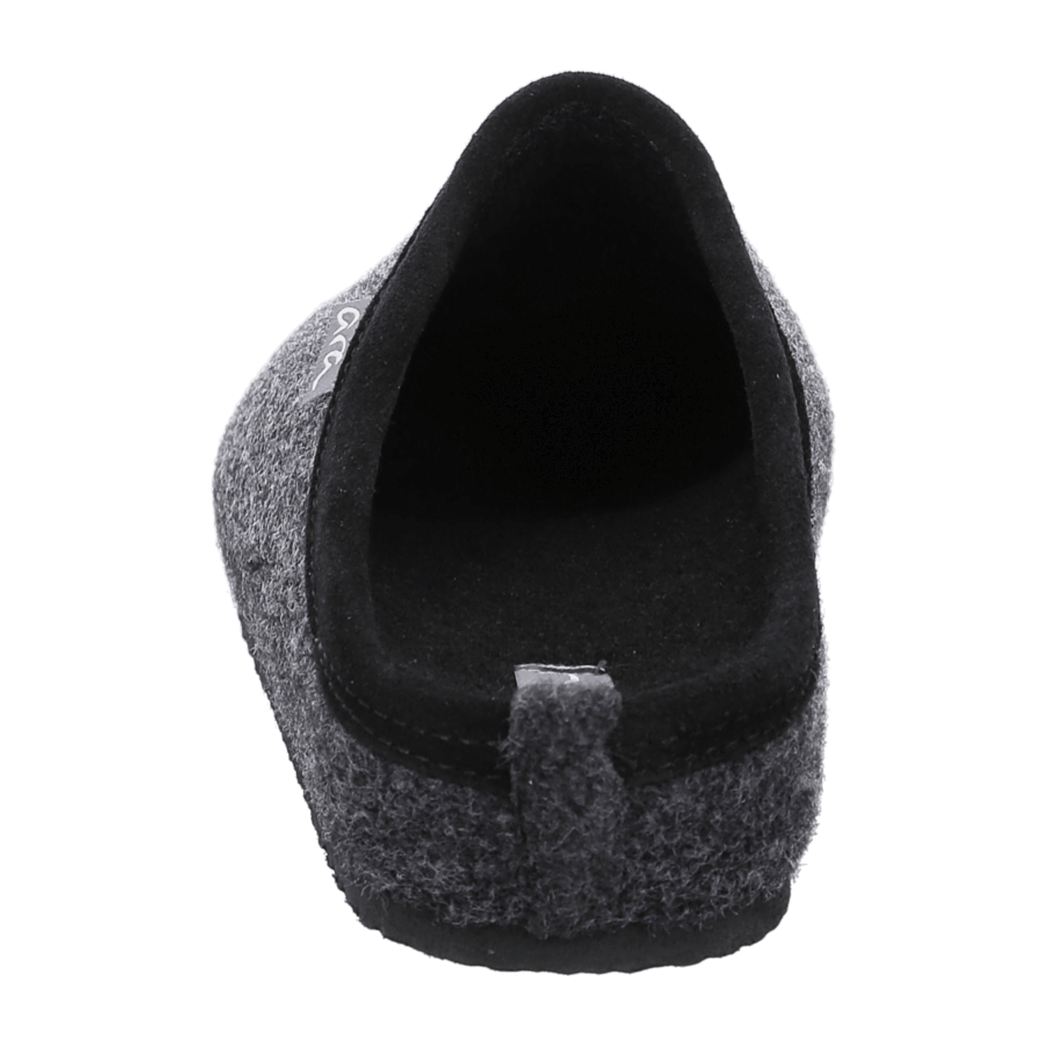 ARA ENZO Men's Wool Felt Slippers in Classic Grey - Casual Comfort with Textile Lining