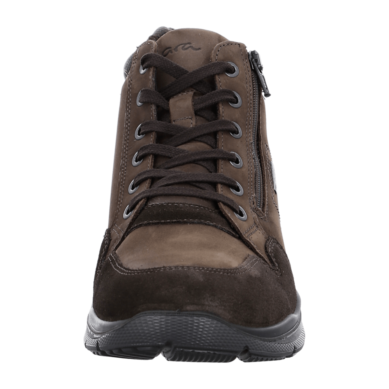 ARA BENJO Men's Classic Brown Full-Grain Leather Oxford Shoes