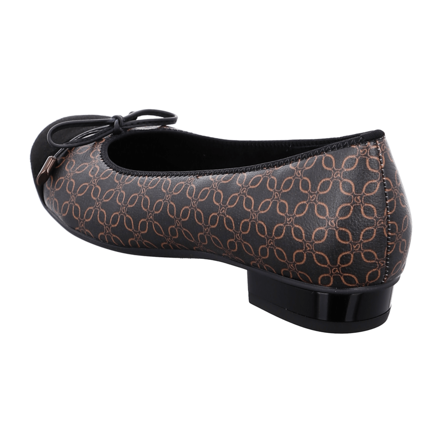 ARA BARI Women's Synthetic Leather Ballet Flats with Textile Lining and Polyurethane Sole in Black - Bartel-Shop