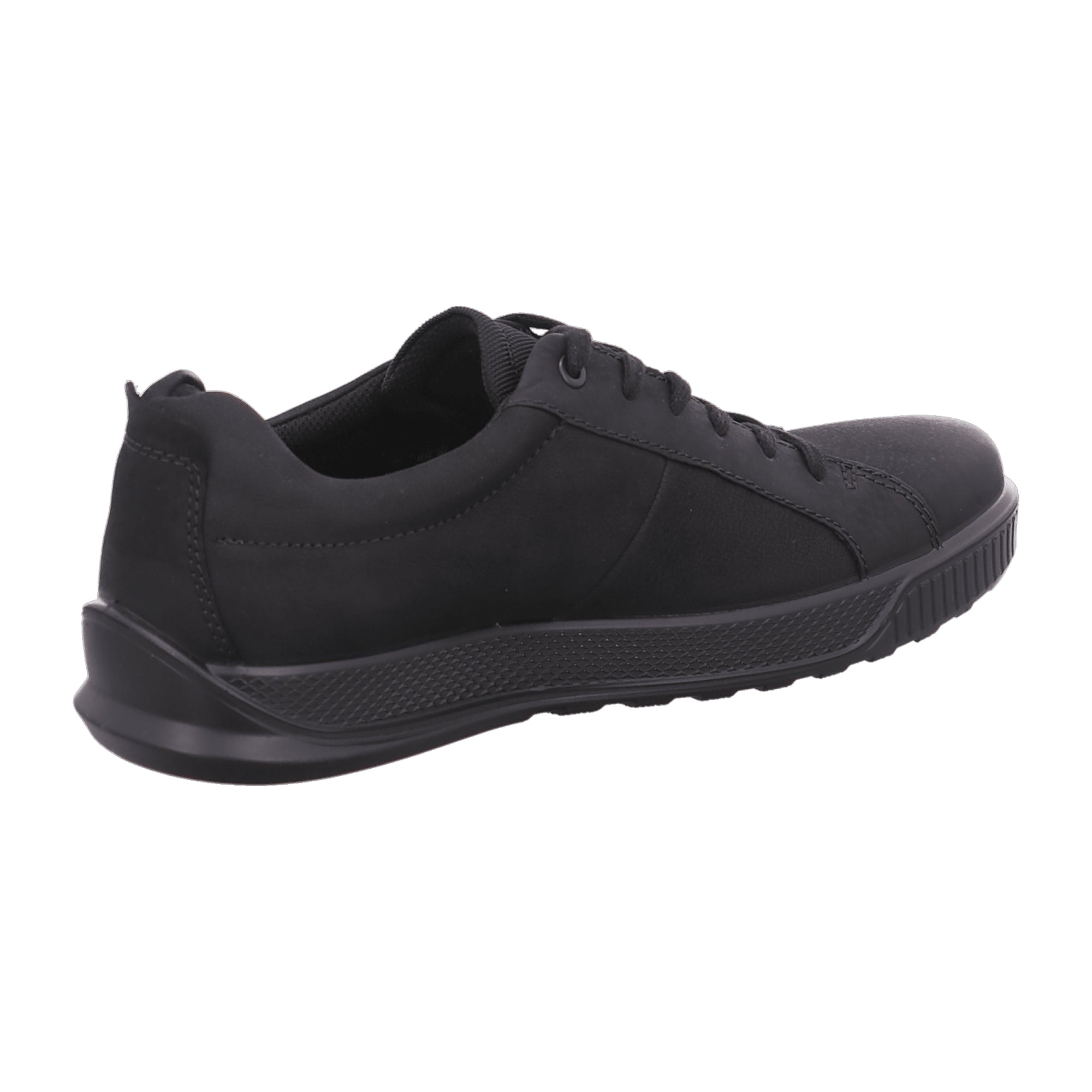 Ecco Men's Black Leather Shoes - Durable & Stylish