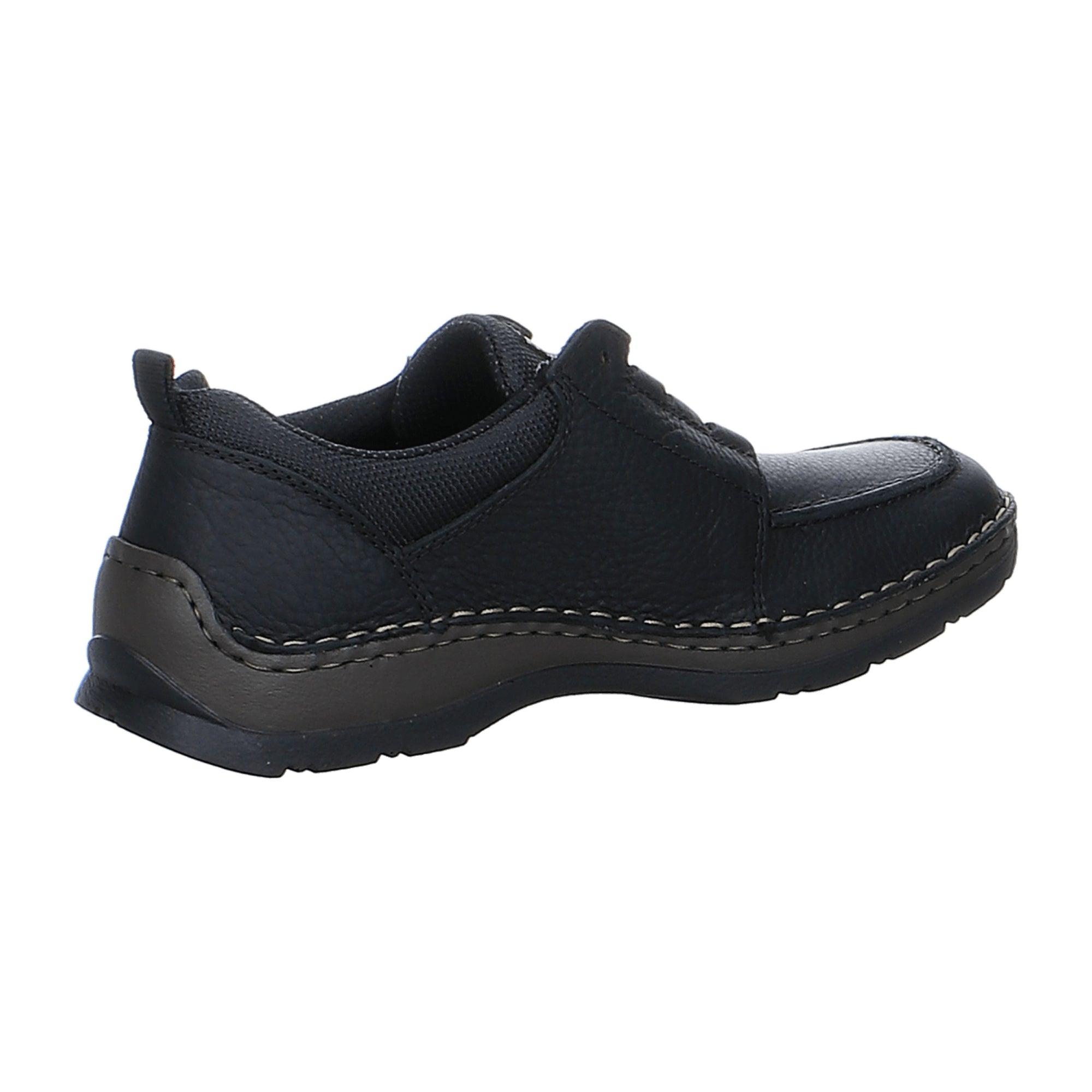 Rieker Black Lace-Up Shoes Comfortable Synthetic Leather Elegant Design