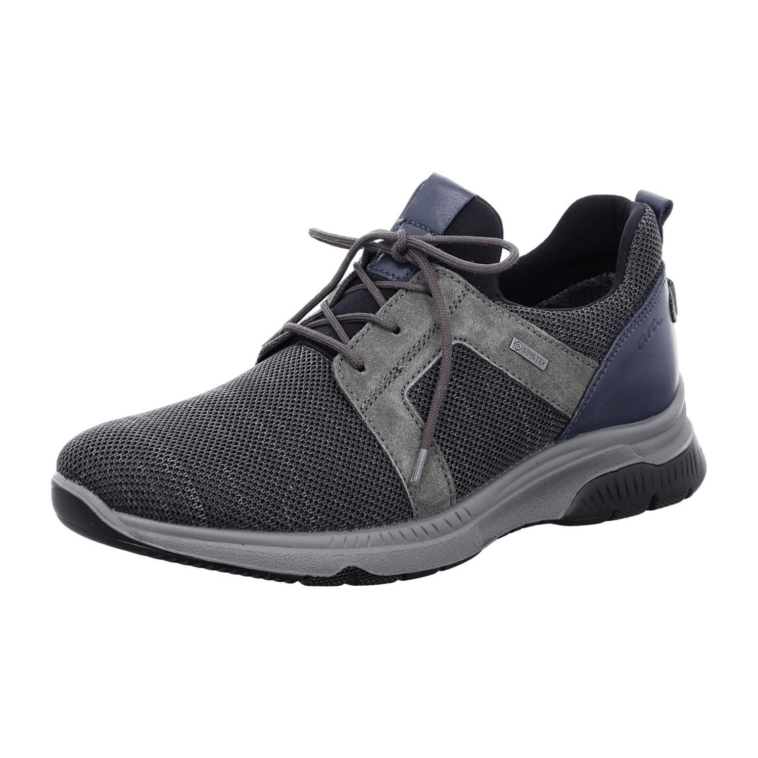 ARA Marco Men's Sneakers Gray Slip-On Round Toe Synthetic Polyurethane